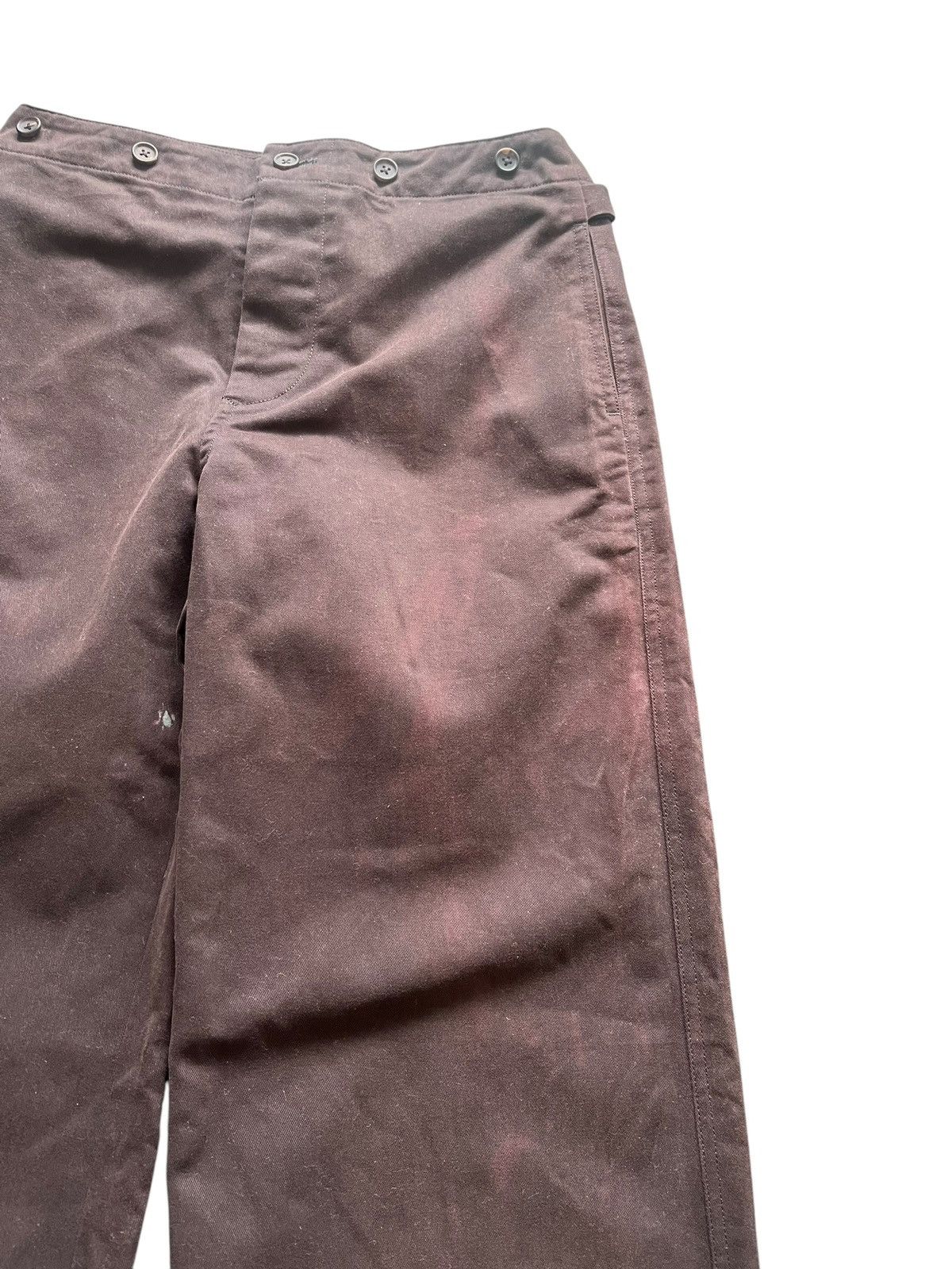 Japanese Brand × Margaret Howell Vintage Margaret Howell Buckle Back Wide Pants Size US 28 / EU 44 - 4 Thumbnail