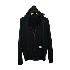 Black Zip Up Jacket Hoodie