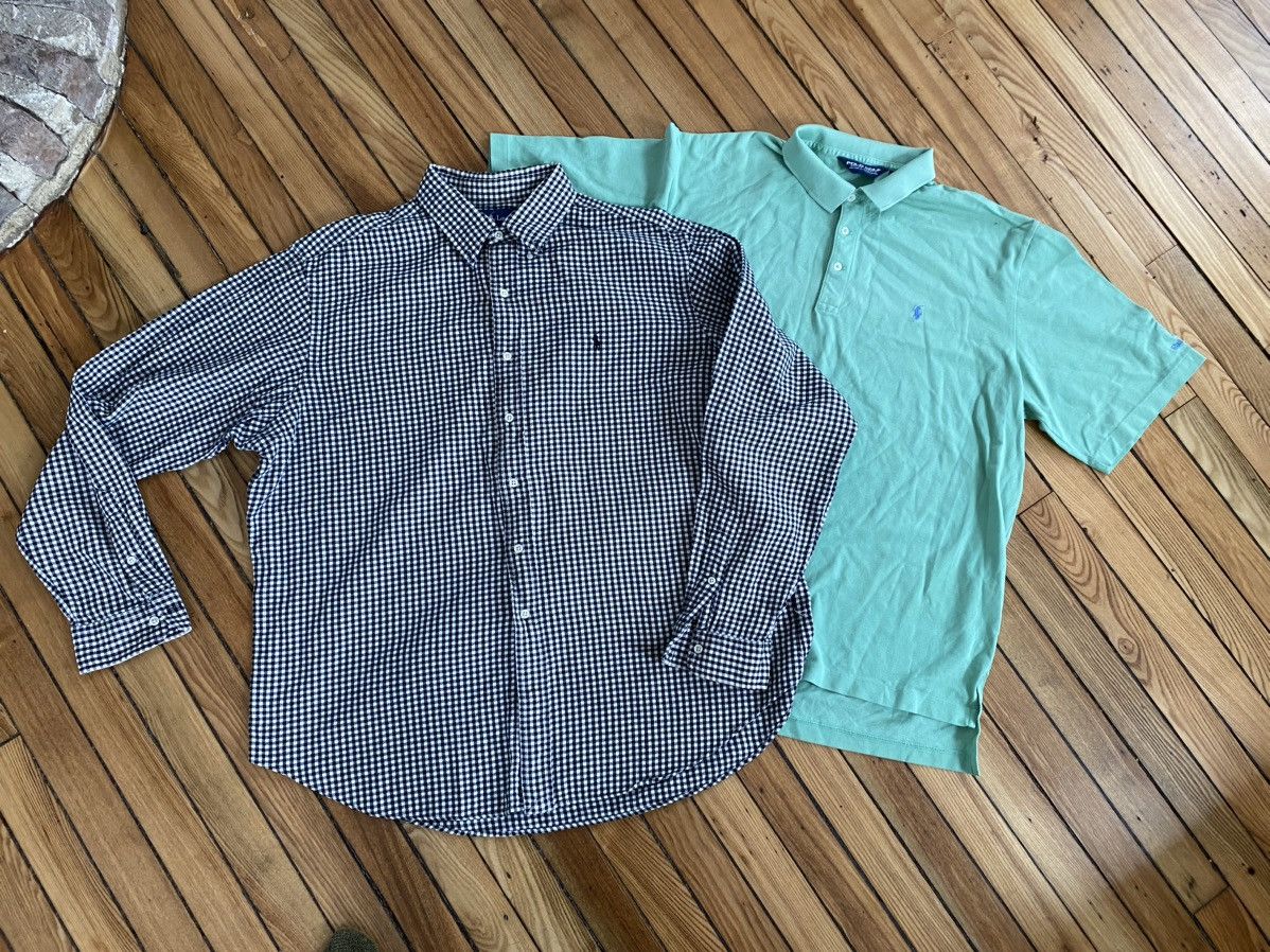 Flannel × Polo Ralph Lauren × Vintage Checkerd button up flannel plus free polo xxl Size US XXL / EU 58 / 5 - 3 Thumbnail