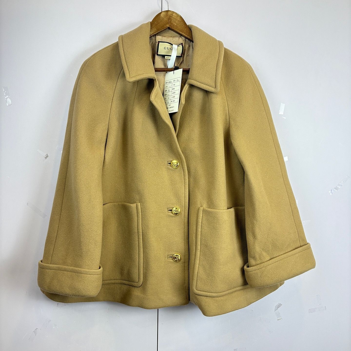 Gucci Gucci Wool Single Breasted Coat Size 40 Size S / US 4 / IT 40 - 1 Thumbnail
