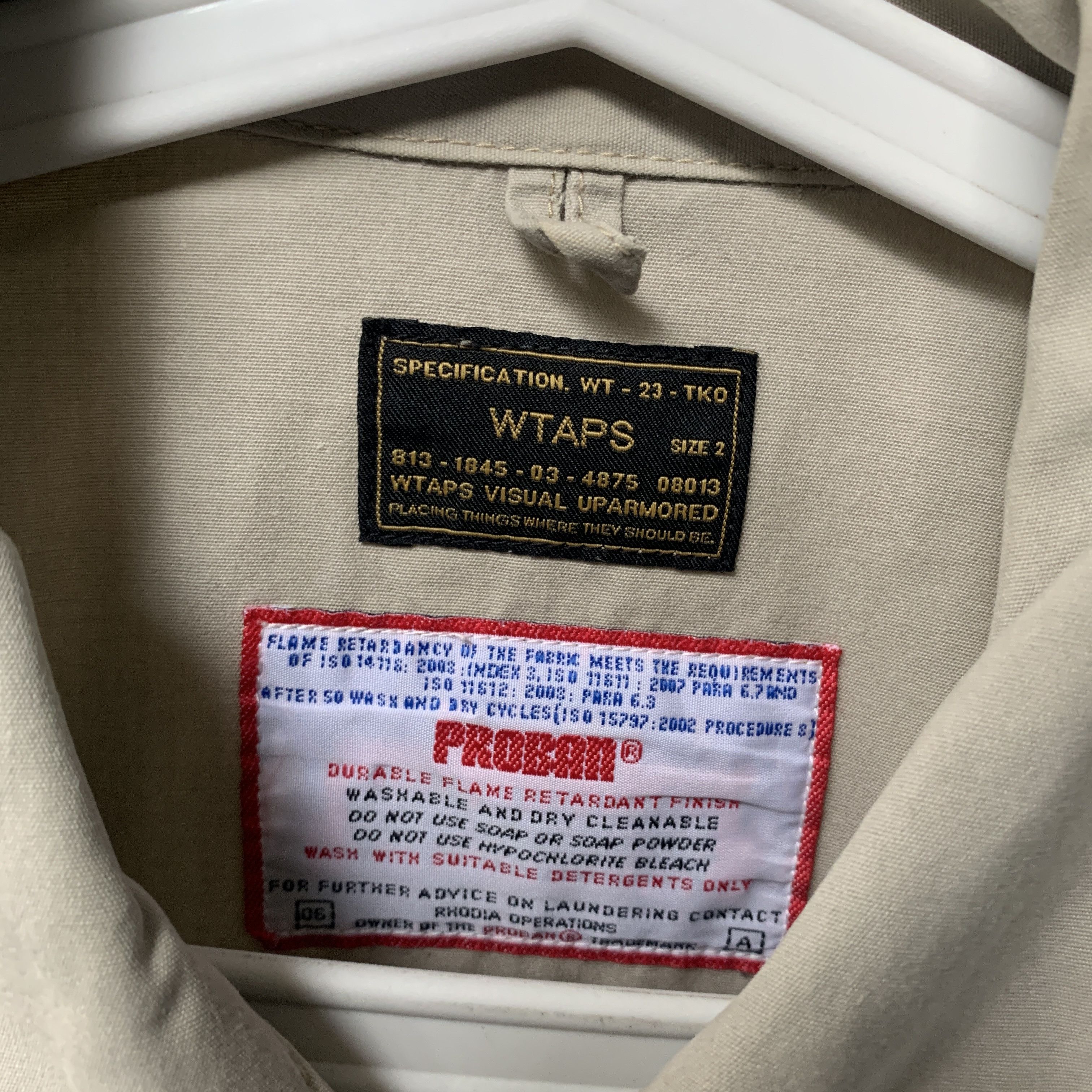 Wtaps Wtaps Jungle Ls 01 Shirt Cotton Weather Size US M / EU 48-50 / 2 - 3 Thumbnail