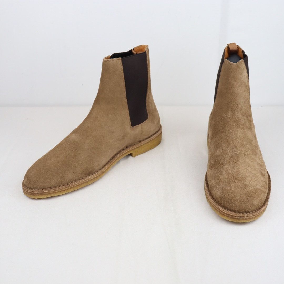 Saint Laurent Paris o1rshd1 Flat Heel Leather Up Boots in Camel Size US 14 / EU 47 - 9 Thumbnail