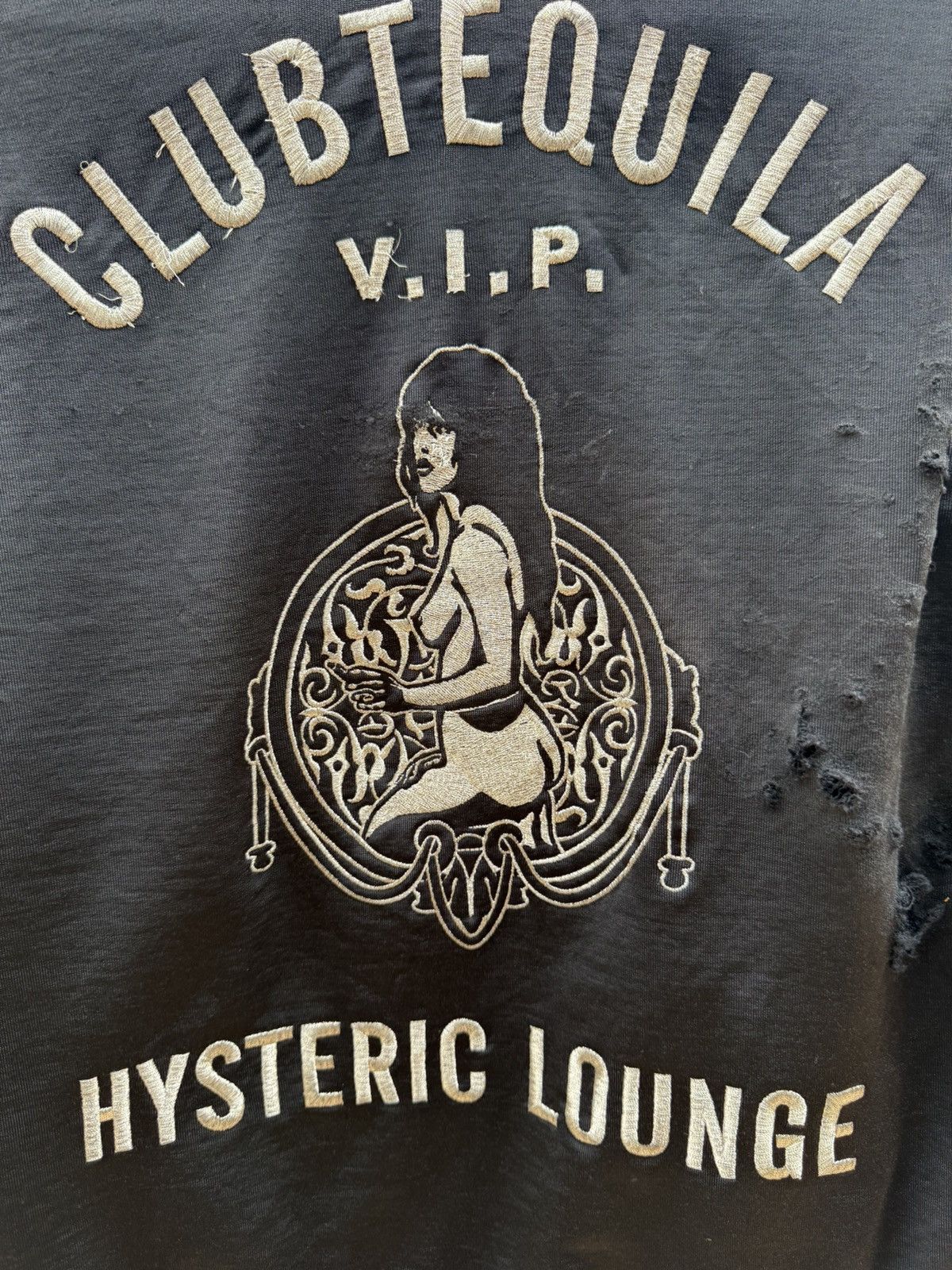 Hysteric Glamour × Japanese Brand Hysteric Glamour Club Tequila Jersey Jacket Navy Size US S / EU 44-46 / 1 - 4 Thumbnail