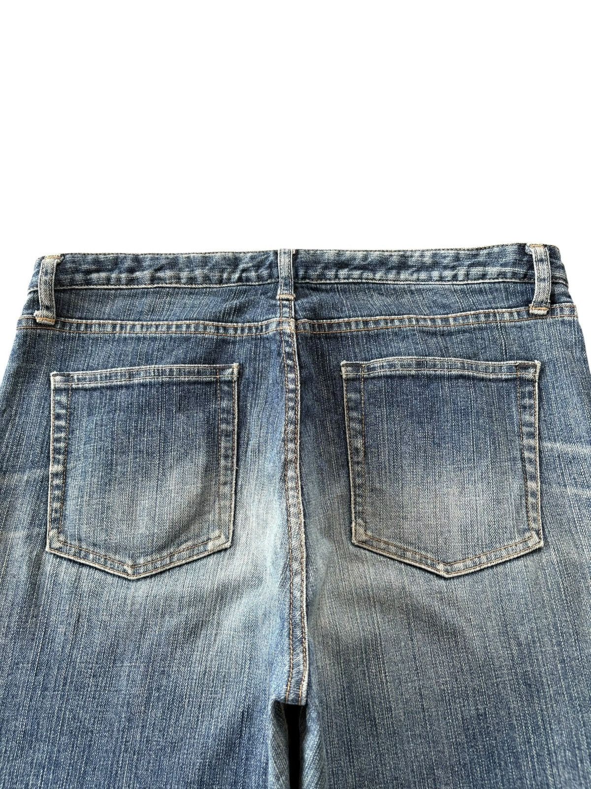 Uniqlo Vintage Japanese Uniqlo Blue Wash Flare Jeans Size US 32 / EU 48 - 5 Thumbnail
