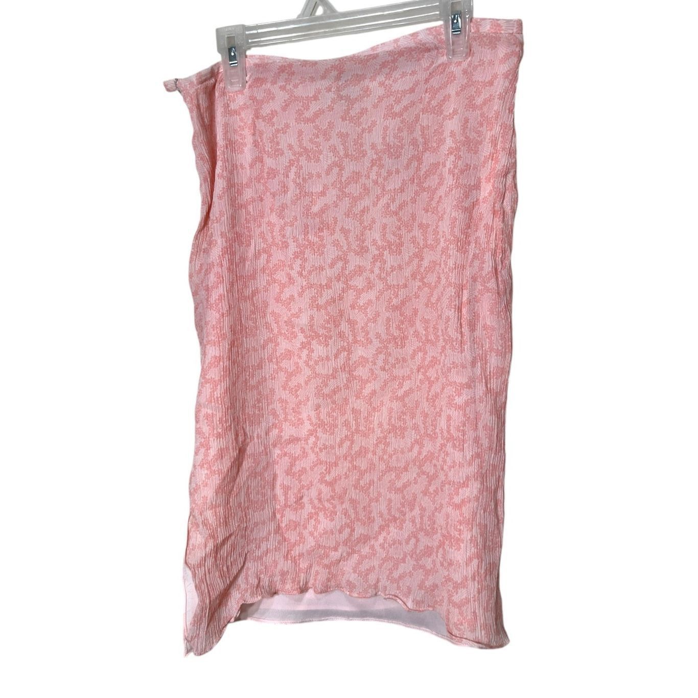 Merona Vintage Merona Y2K Pink 100% Silk Skirt Size Small Size 26" / US 2 / IT 38 - 5 Thumbnail