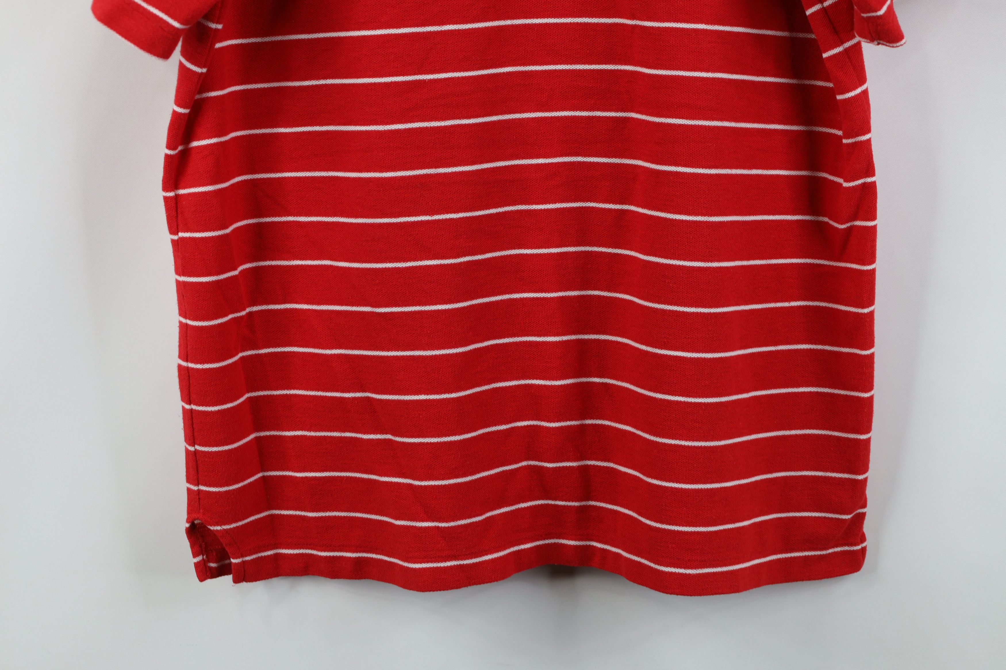 Lacoste Vintage 80s Izod Lacoste Knit Golf Polo Shirt Red USA Size US M / EU 48-50 / 2 - 13 Thumbnail