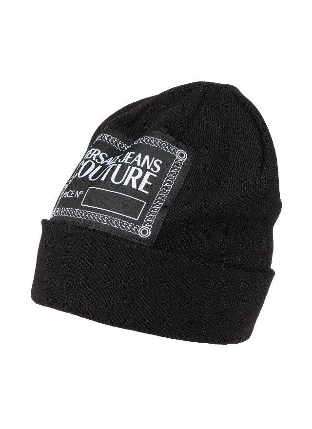 image of Versace Beanie Os Unisex in Black, Men's