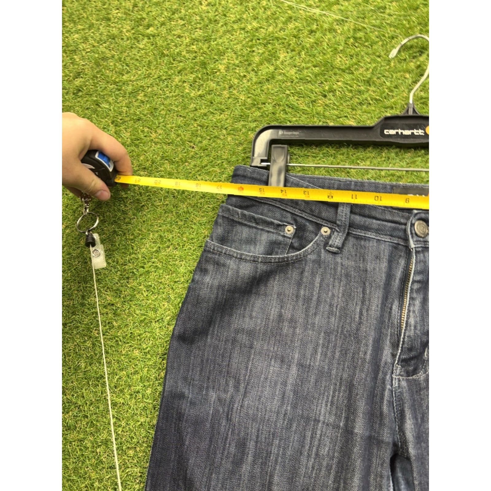 DUER DUER Jeans Mens 31x30 L2X Relaxed Fit Dark Wash Denim Workwear Jeans Size US 31 - 2 Thumbnail