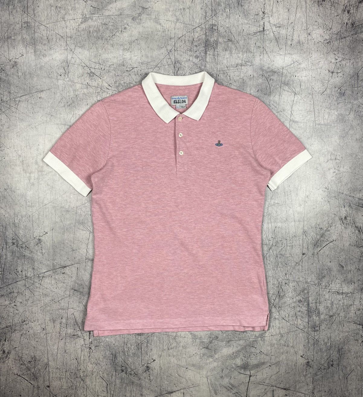 Vivienne Westwood Vivienne Westwood MAN Pink Polo Shirt Orb Logo Size US L / EU 52-54 / 3 - 2 Thumbnail