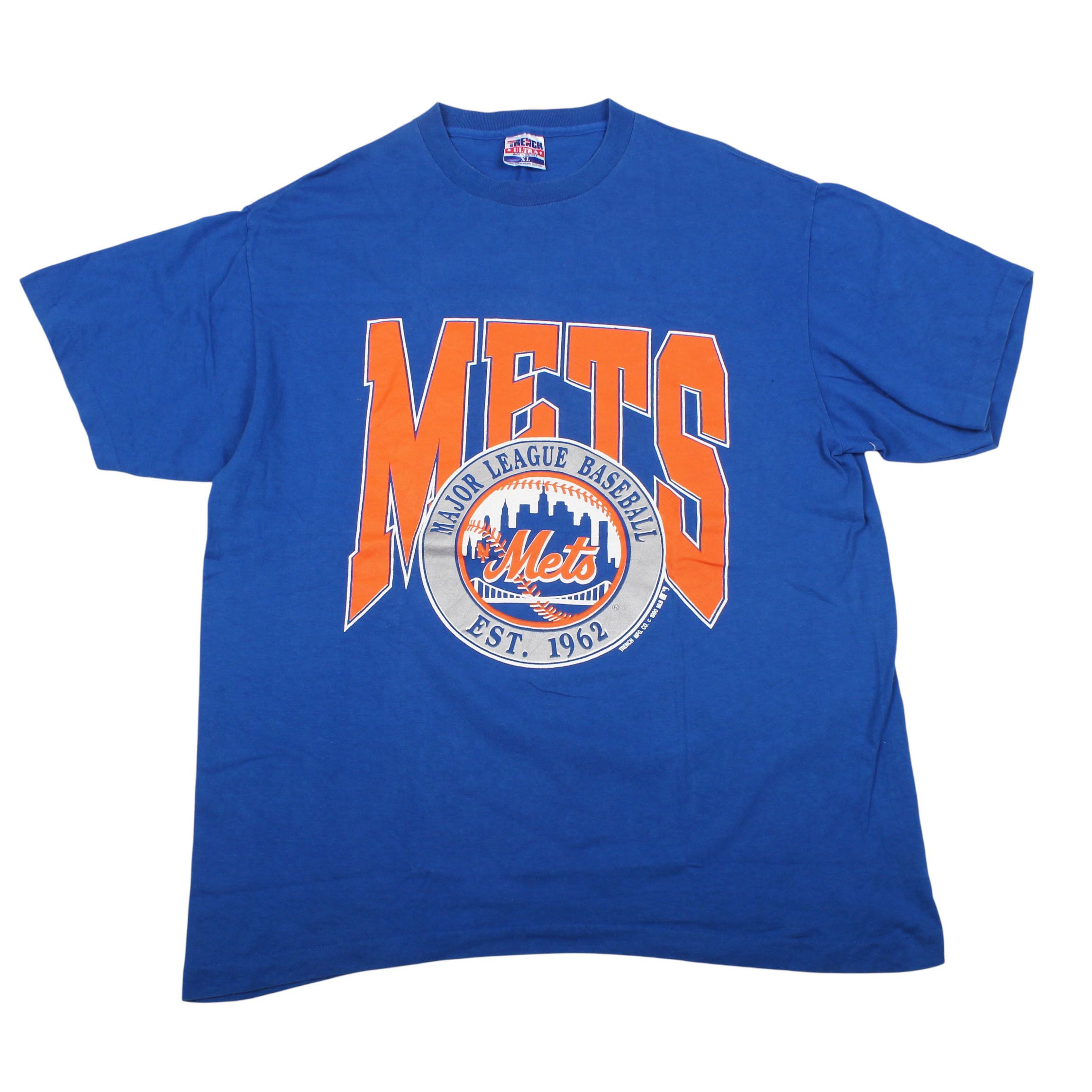 MLB New York Mets T Shirt MLB Baseball Tee 90s Size US XL / EU 56 / 4 - 1 Thumbnail