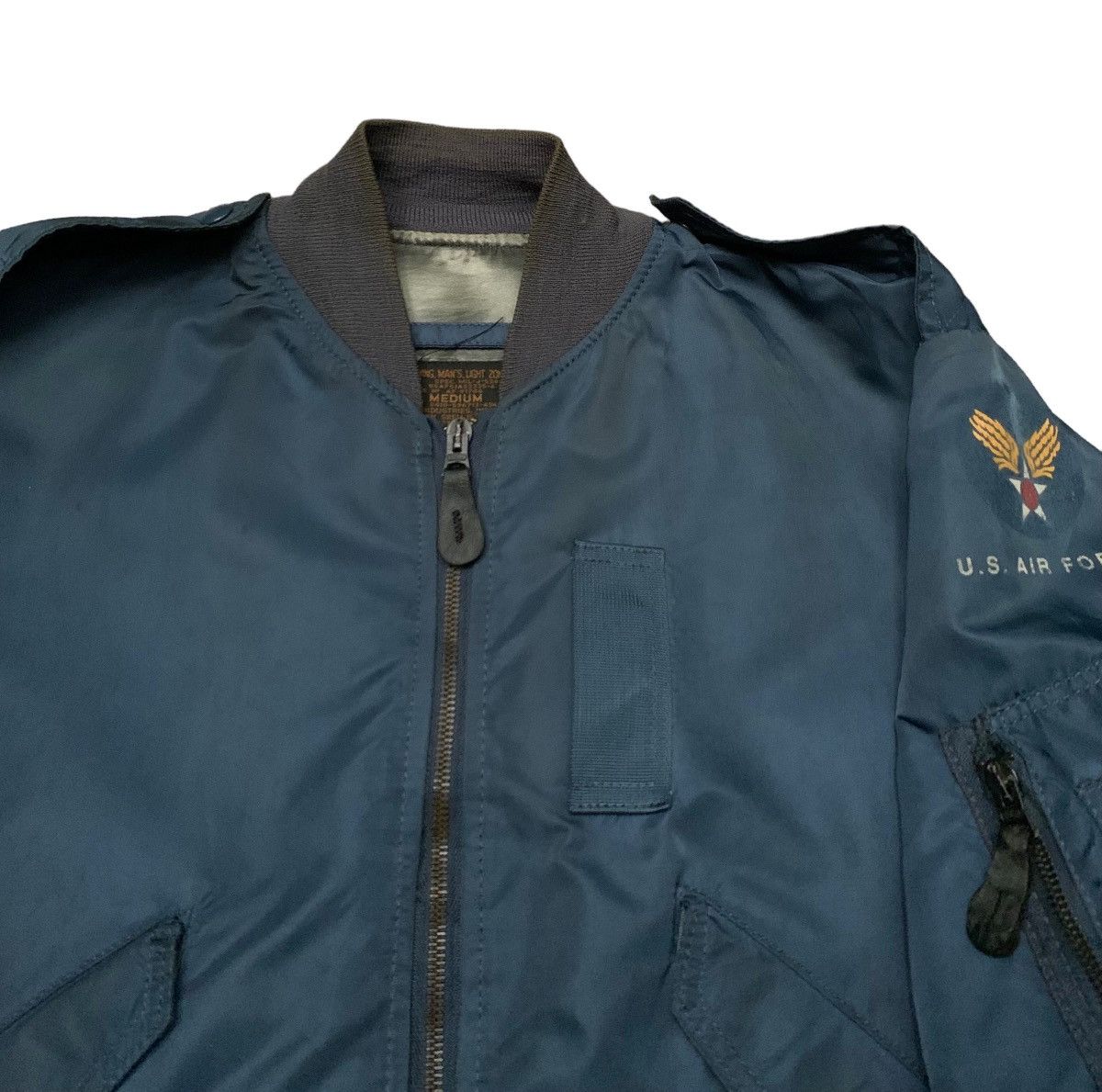 Alpha Industries Very Rare Vintage Alpha Industries L-2A Bomber Jacket 1990s Size US M / EU 48-50 / 2 - 3 Thumbnail