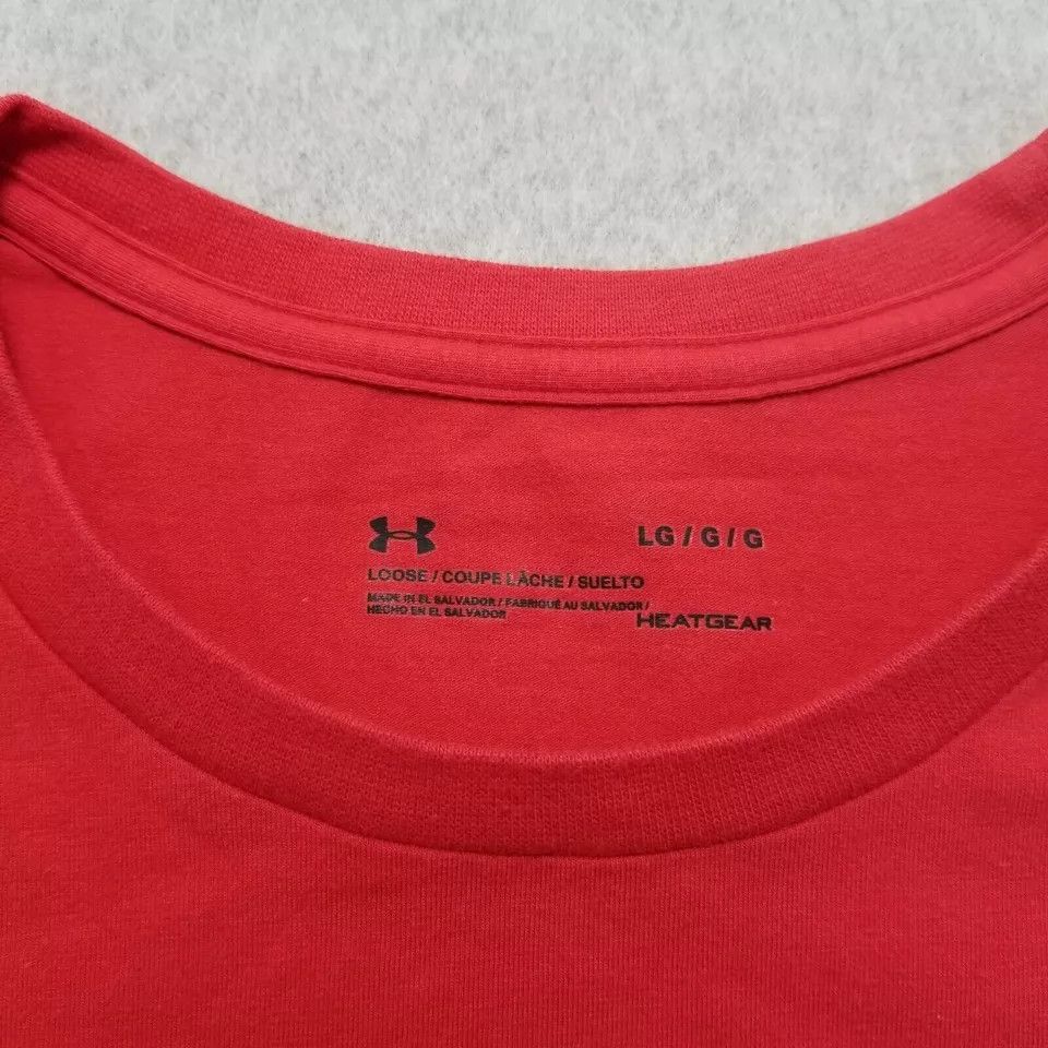 Under Armour Under Armour Shirt Mens Large Short Sleeve Logo Heatgear Size US L / EU 52-54 / 3 - 5 Thumbnail
