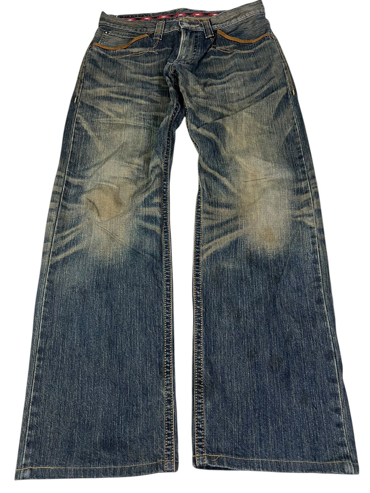 Edwin 💥Flare💥Vintage Edwin XV Navajo Rusty Denim Jean Size US 33 - 1 Thumbnail