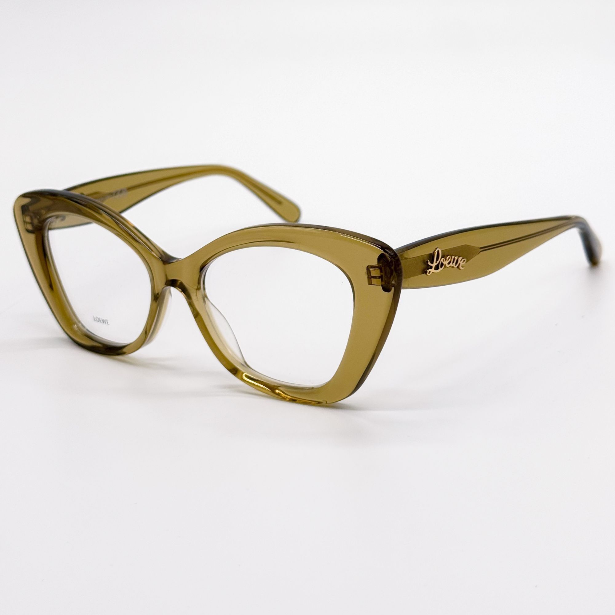 Loewe NEW LOEWE EYEGLASSES LW50067I 096 GLOSSY GREEN WOMEN EYEWEAR Size ONE SIZE - 8 Thumbnail