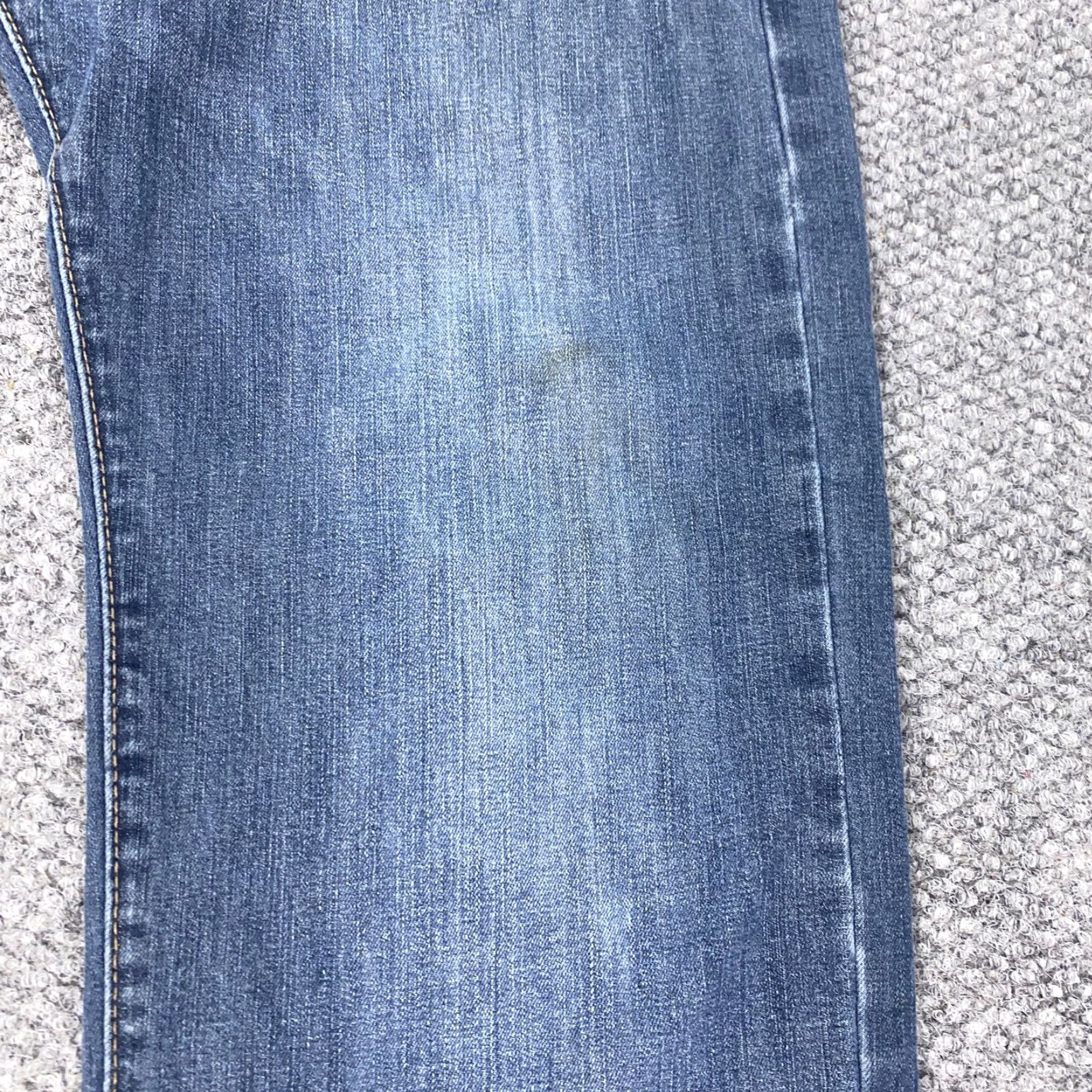 Wrangler VINTAGE Wrangler Jeans Mens 38x31 Blue Stretch Denim Straight Five Pocket 87WMMSD Mens Size US 38 / EU 54 - 4 Thumbnail