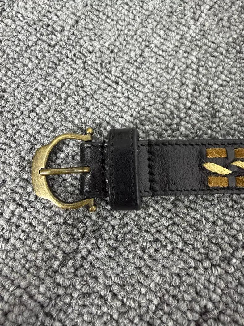 Saint Laurent Paris Saint Laurent Paris size 80 Brass stud-woven belt Size ONE SIZE - 2 Thumbnail