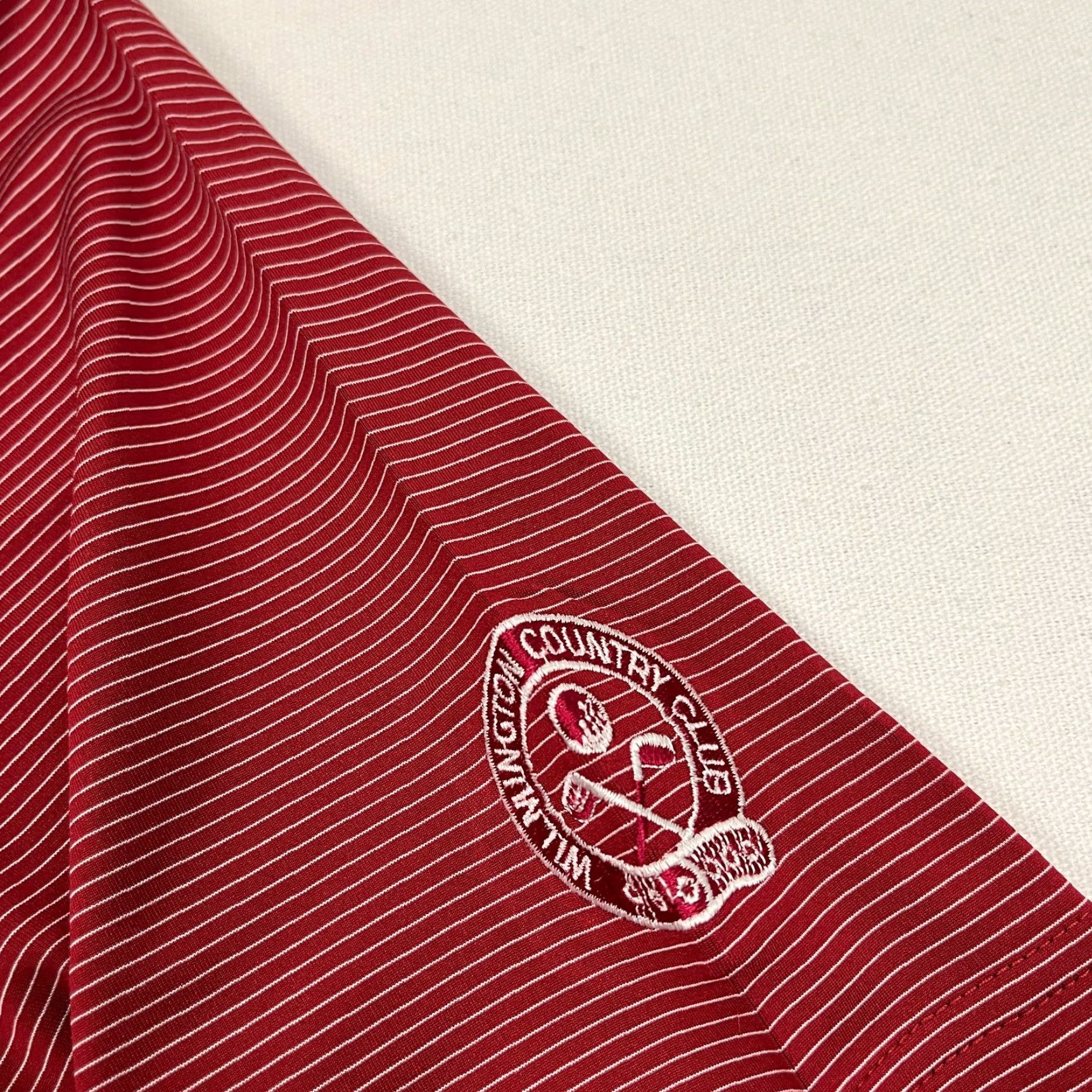 Peter Millar Peter Millar Polo Shirt Men M Red Summer Comfort Golf Pinstripe Logo Size US M / EU 48-50 / 2 - 2 Thumbnail