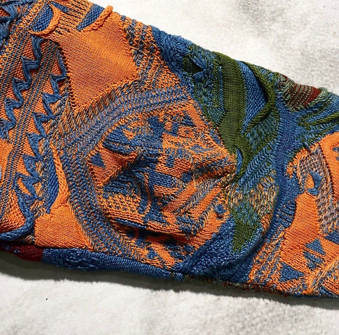 Coogi Rare Vintage Coogi Blues Knitted Boxy Jacket Size US M / EU 48-50 / 2 - 2 Thumbnail
