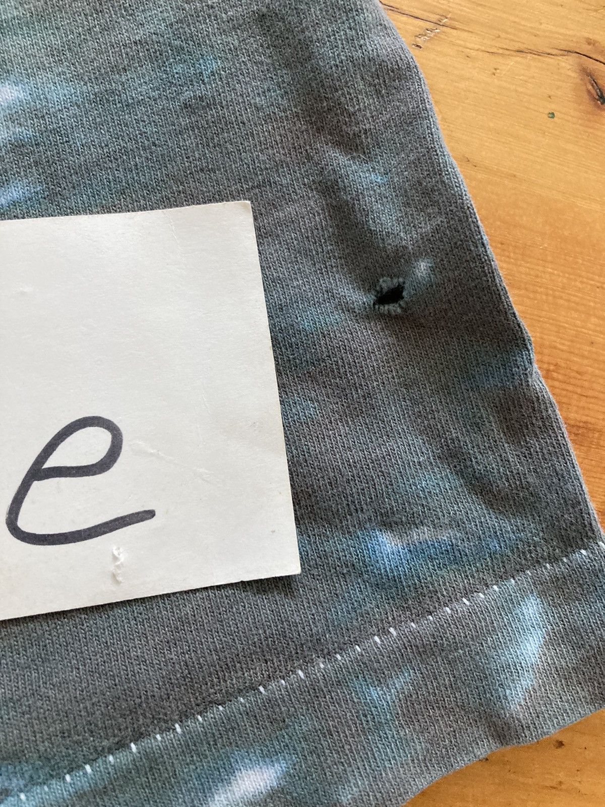 1998 Liquid Blue White Tag Skull Tie-dye Tee Size Large