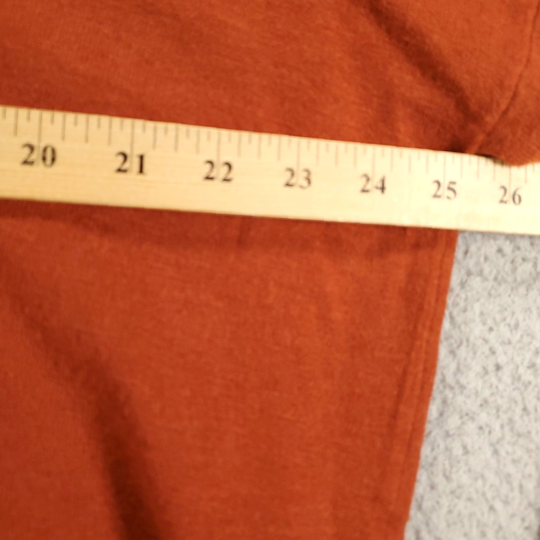 Vintage Womens Pullover Sweater V-Neck Wool Blend Size M Orange Rust Knit Long Sleeve Kerisma Casual Womens Size M / US 6-8 / IT 42-44 - 4 Thumbnail