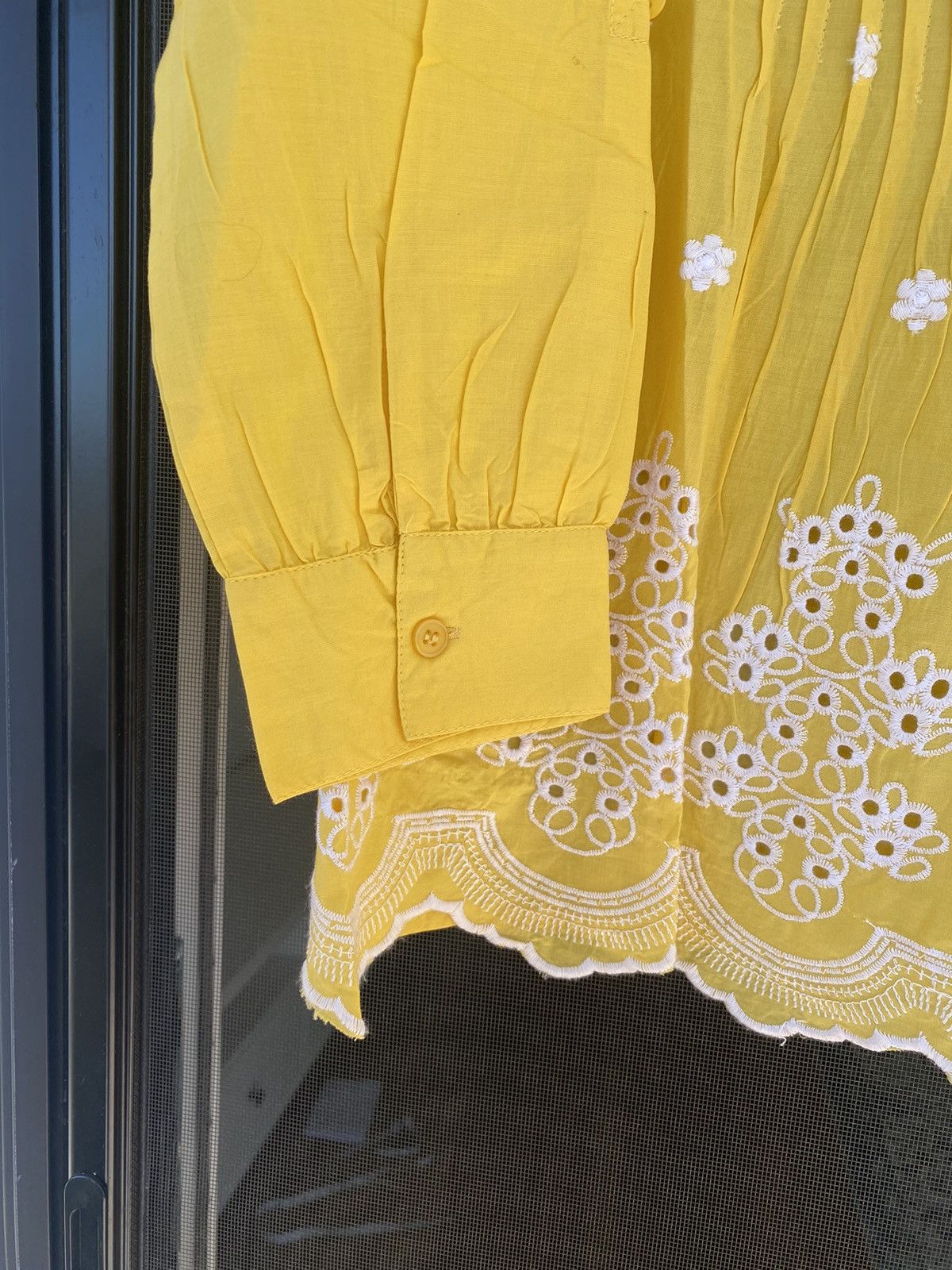 Other American Sweetheart Women's Blouse Top Cotton Scallop Size S / US 4 / IT 40 - 8 Thumbnail