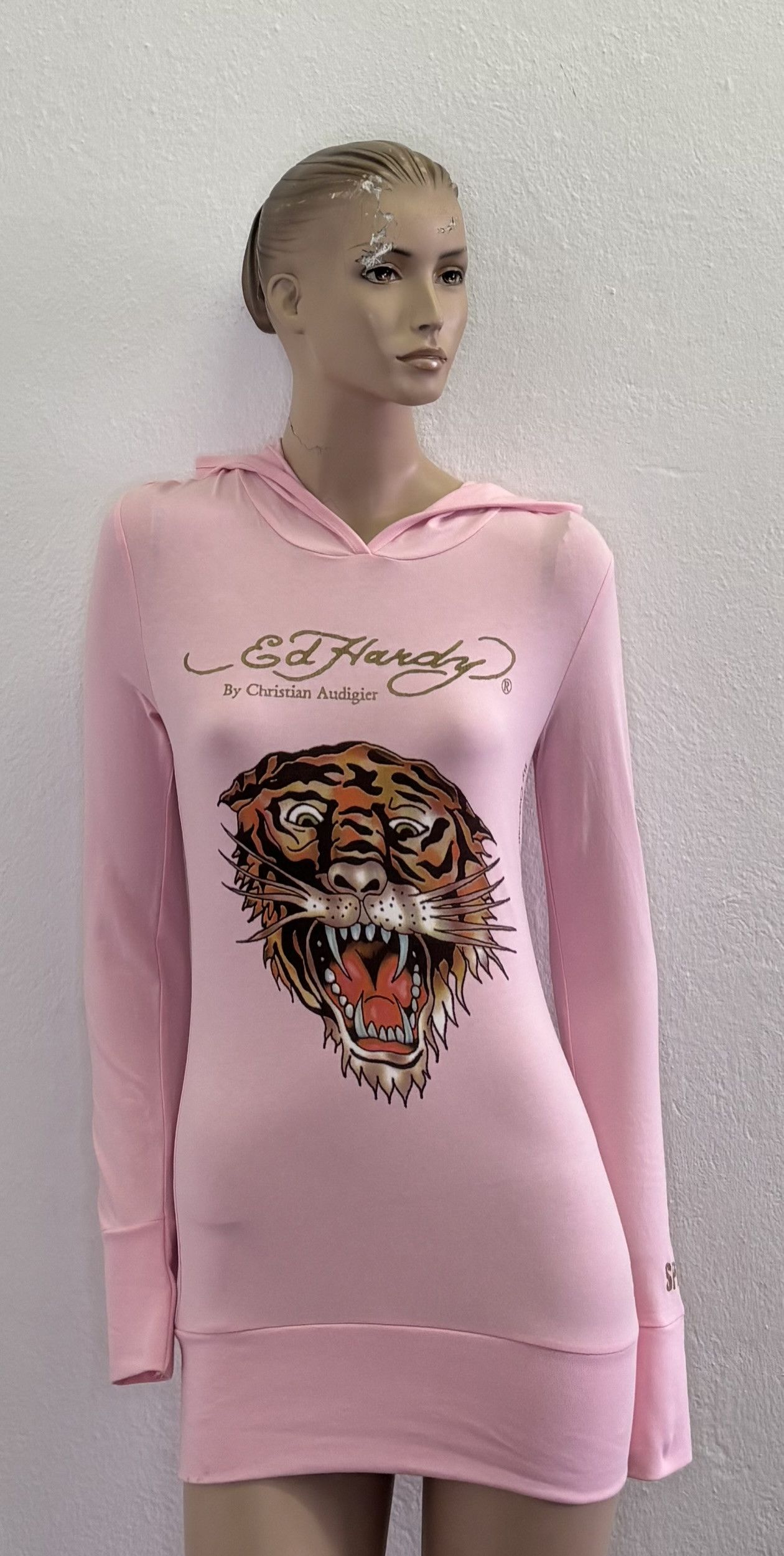 Christian Audigier × Ed Hardy Ed Hardy Sport Pink Hoodie Size M Size M / US 6-8 / IT 42-44 - 1 Thumbnail