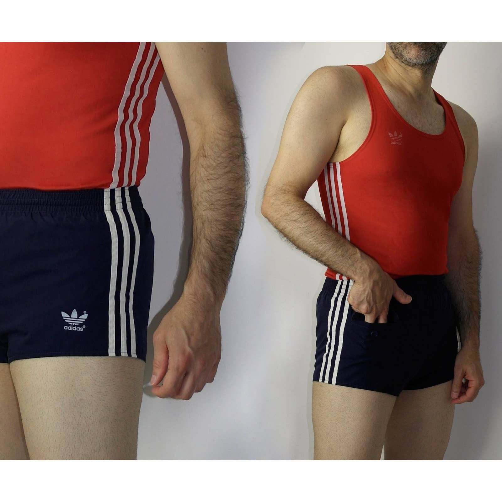 Adidas retro short shorts clearance