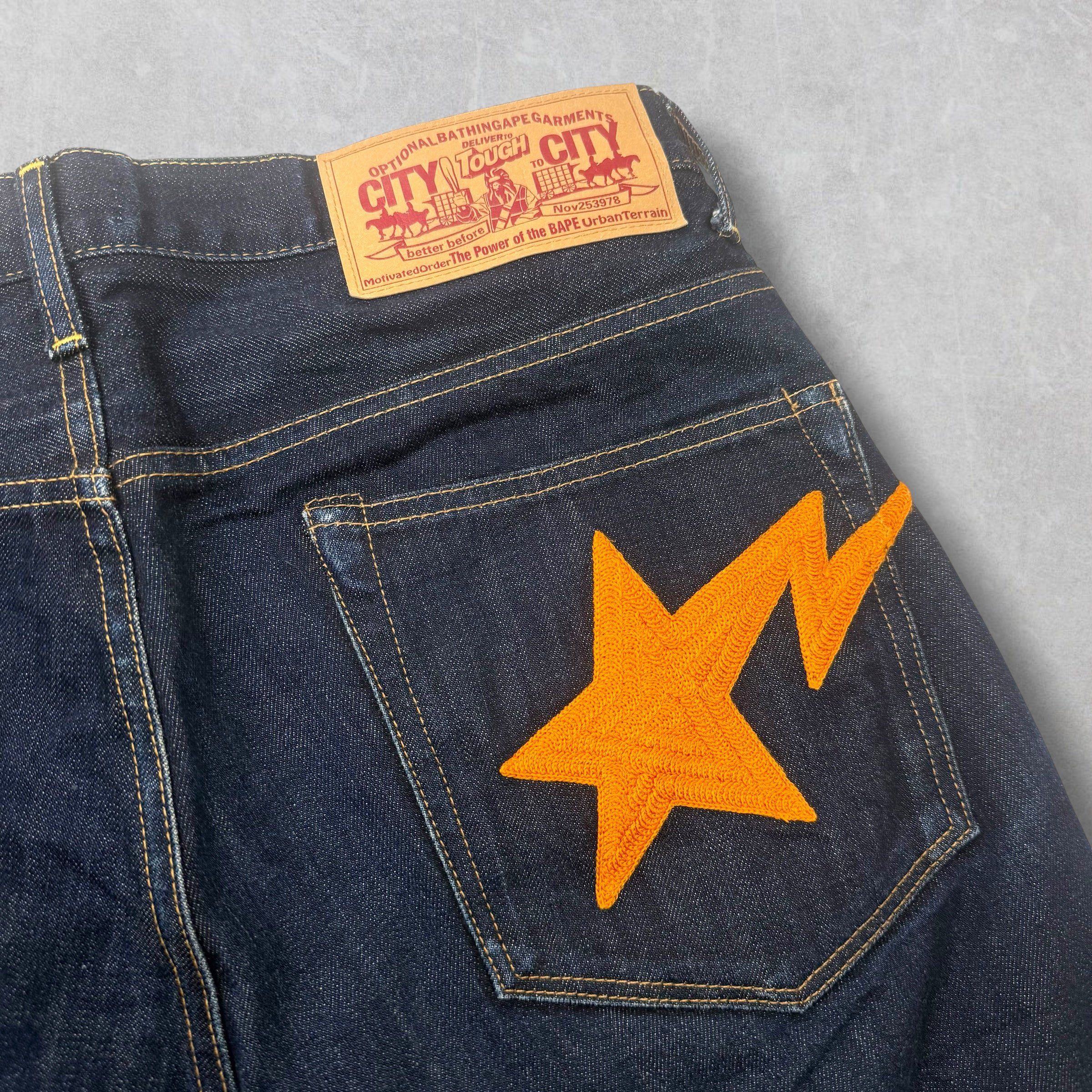 Bape Bape Sta Denim Shorts M Size US 32 / EU 48 - 3 Thumbnail