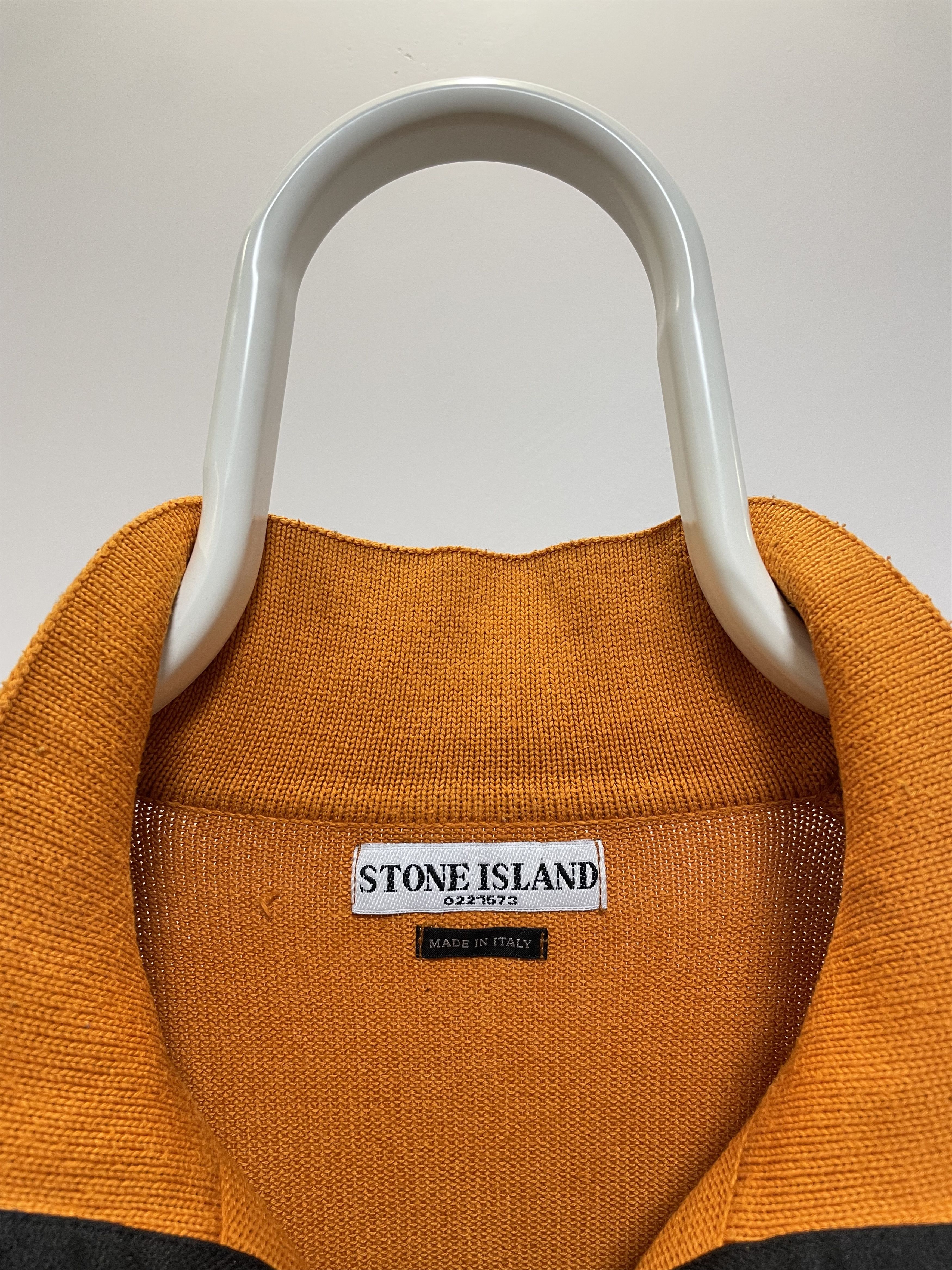 Stone Island STONE ISLAND Vintage Sweater Knit Half Zip Pullover 90s RARE Size US L / EU 52-54 / 3 - 8 Thumbnail