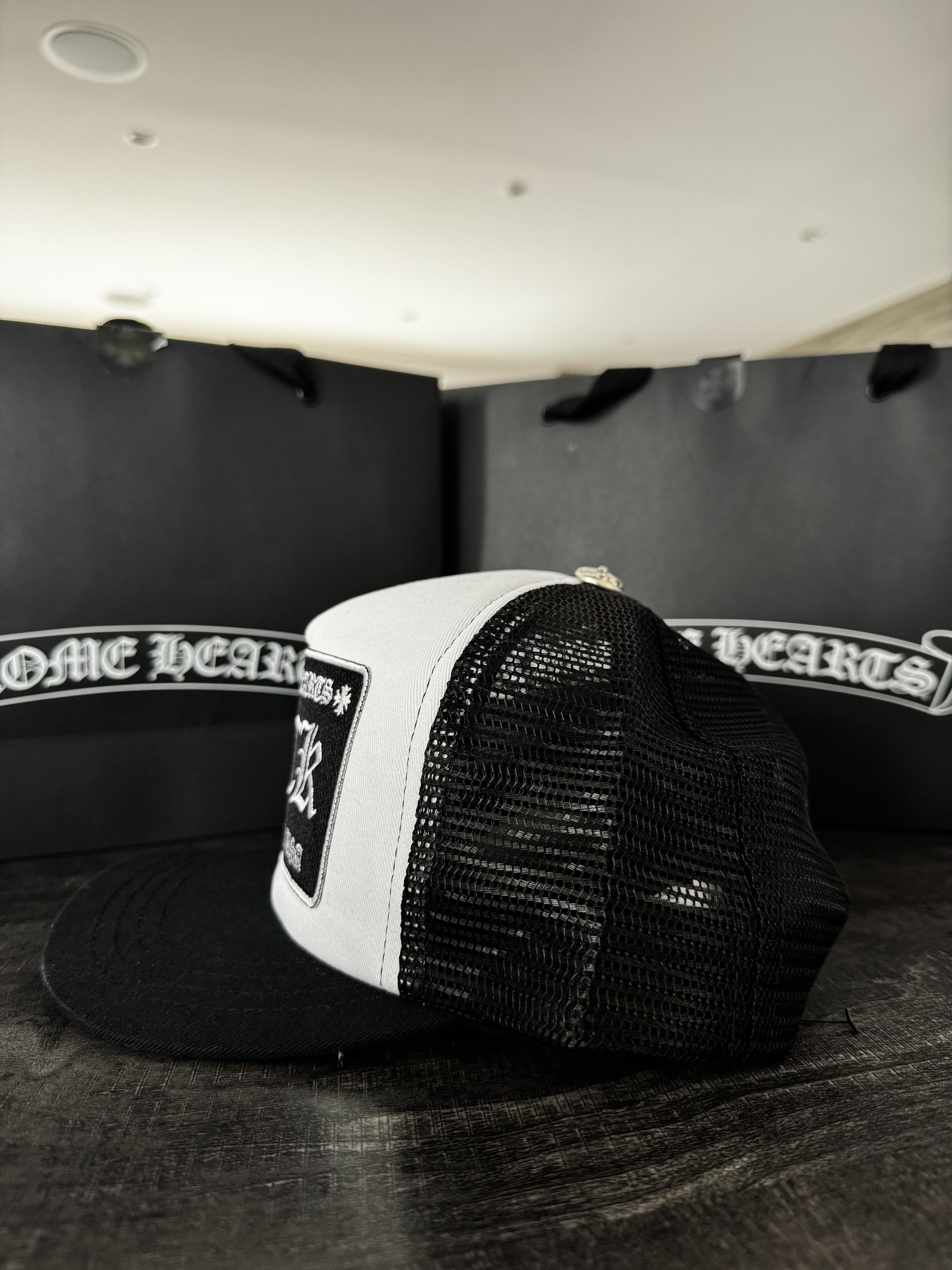 Chrome Hearts Chrome Hearts Black White Fuck Cap Size ONE SIZE - 4 Thumbnail