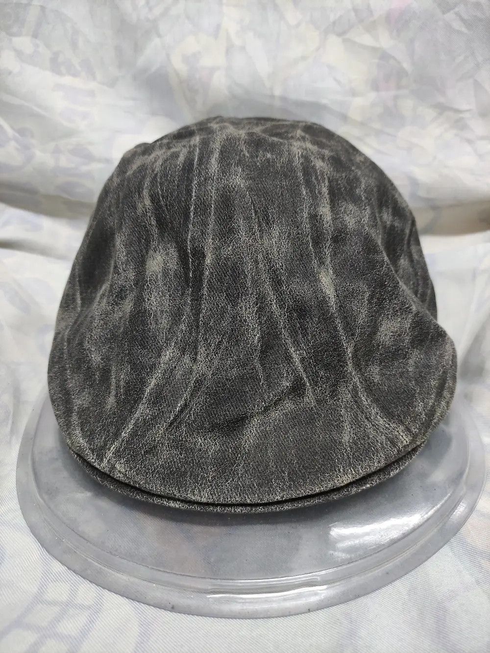 Avirex 90's AVIREX LEATHER VINTAGE BARETTA HAT DISTRESSED DESIGN Size ONE SIZE - 2 Thumbnail