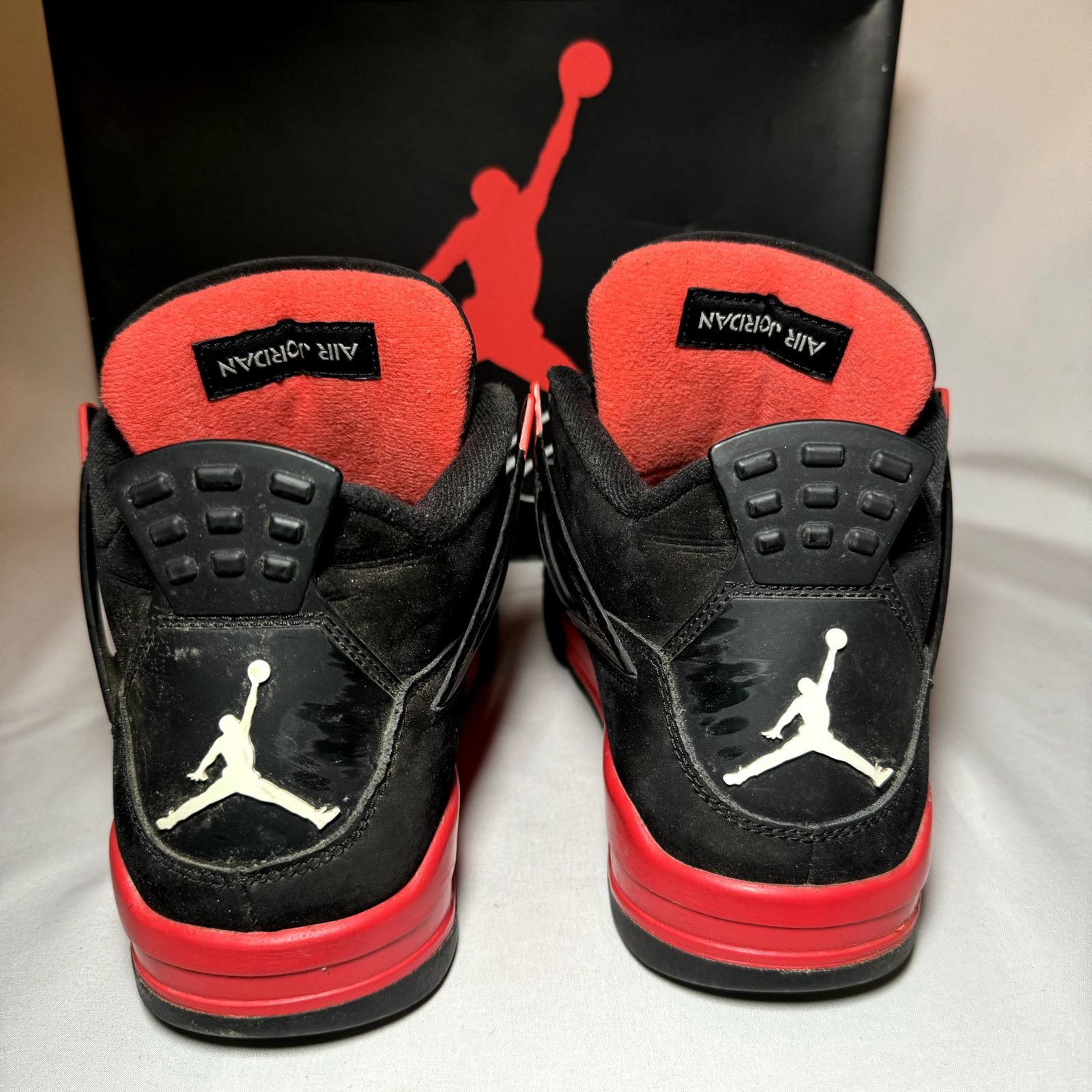 Jordan Brand × Nike Size 9.5 - Nike Air Jordan 4 Retro Red Thunder Men's Shoes Size US 9.5 / EU 42-43 - 6 Thumbnail