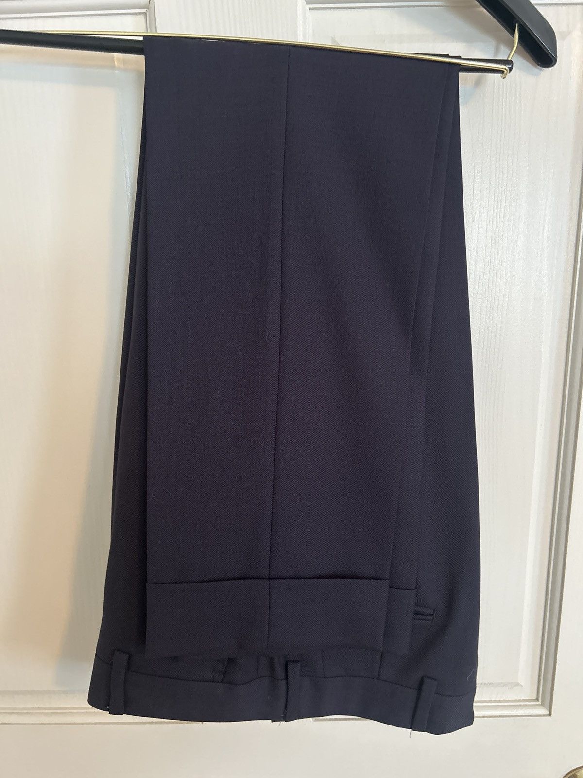 Club Monaco Made in USA 3 Roll 2 Navy Wool Suit Size 36R - 7 Thumbnail