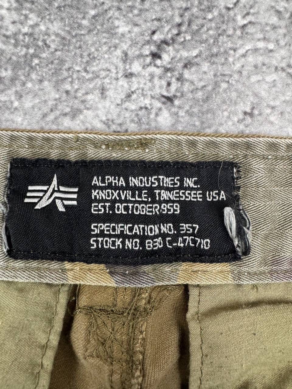Alpha Industries Alpha Industries Men Cargo Pants Beige Military StyleVintage Size US 36 / EU 52 - 7 Thumbnail