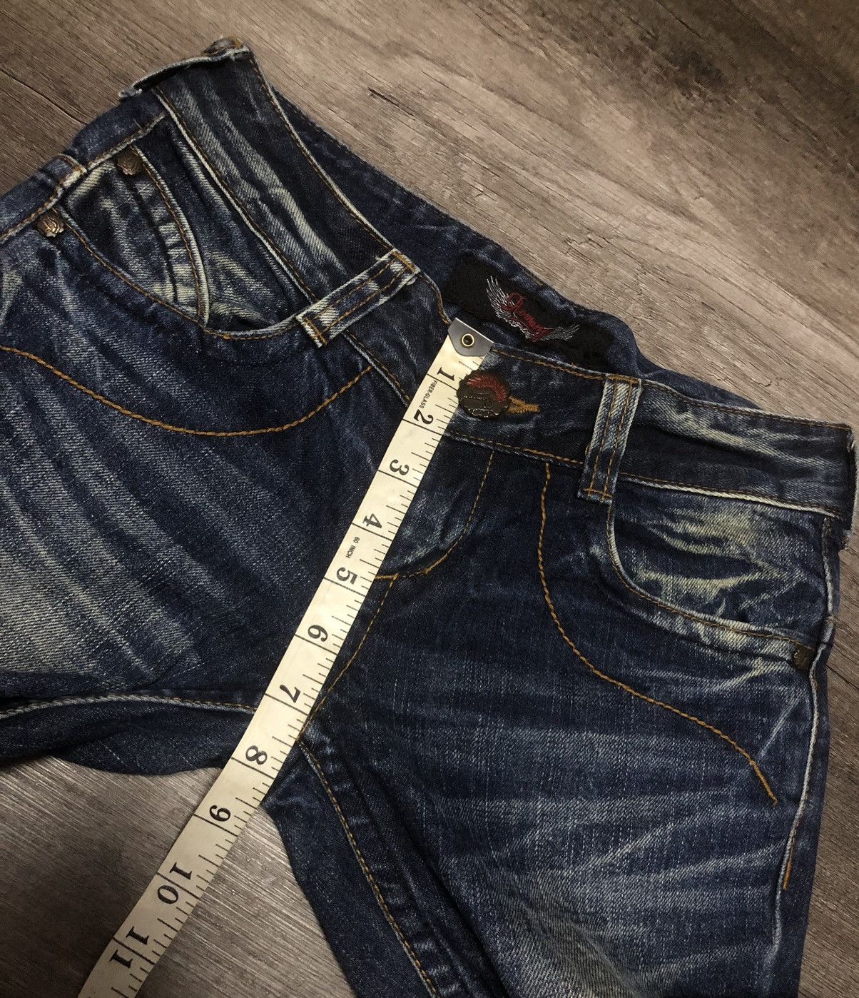 Japanese Brand Romany Denim Jeans like Hysteric Glamour design Size 28" / US 6 / IT 42 - 22 Thumbnail