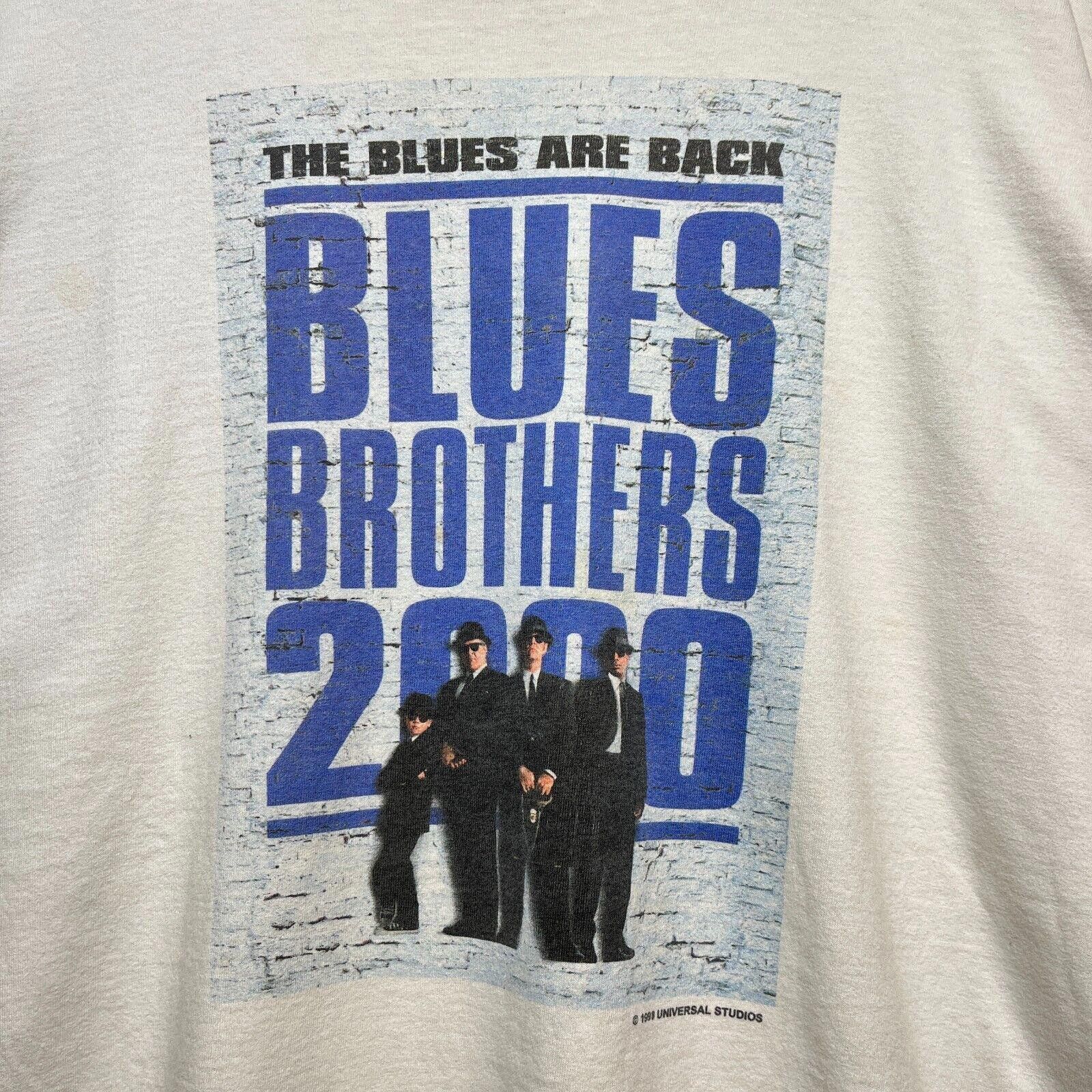Universal Studios × Vintage Vintage 1998 Blues Brother 2000 T-shirt XL Movie Promotion Size US XL / EU 56 / 4 - 4 Thumbnail