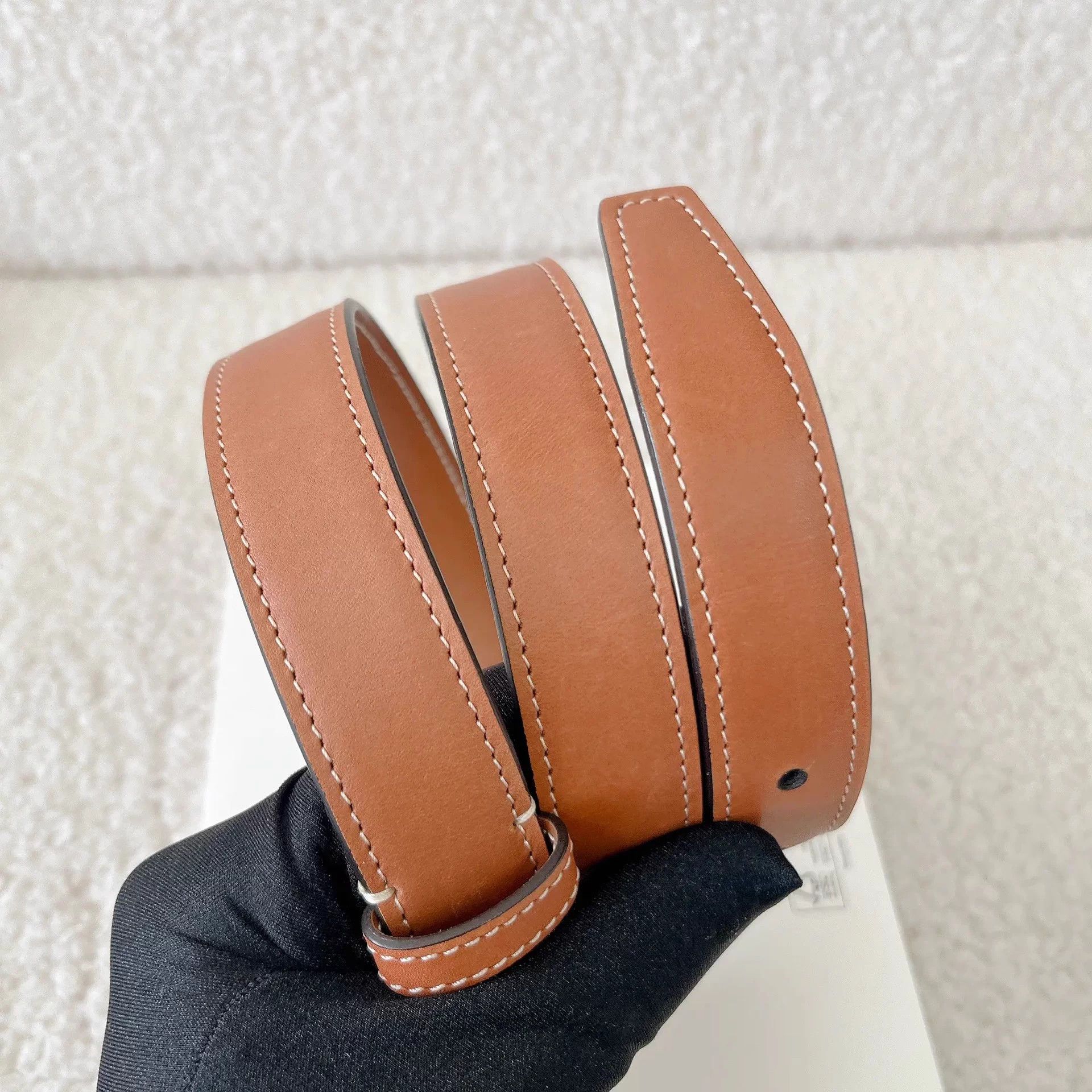 Celine Celine Triumph Belt Women's Brown 75 Size ONE SIZE - 5 Thumbnail