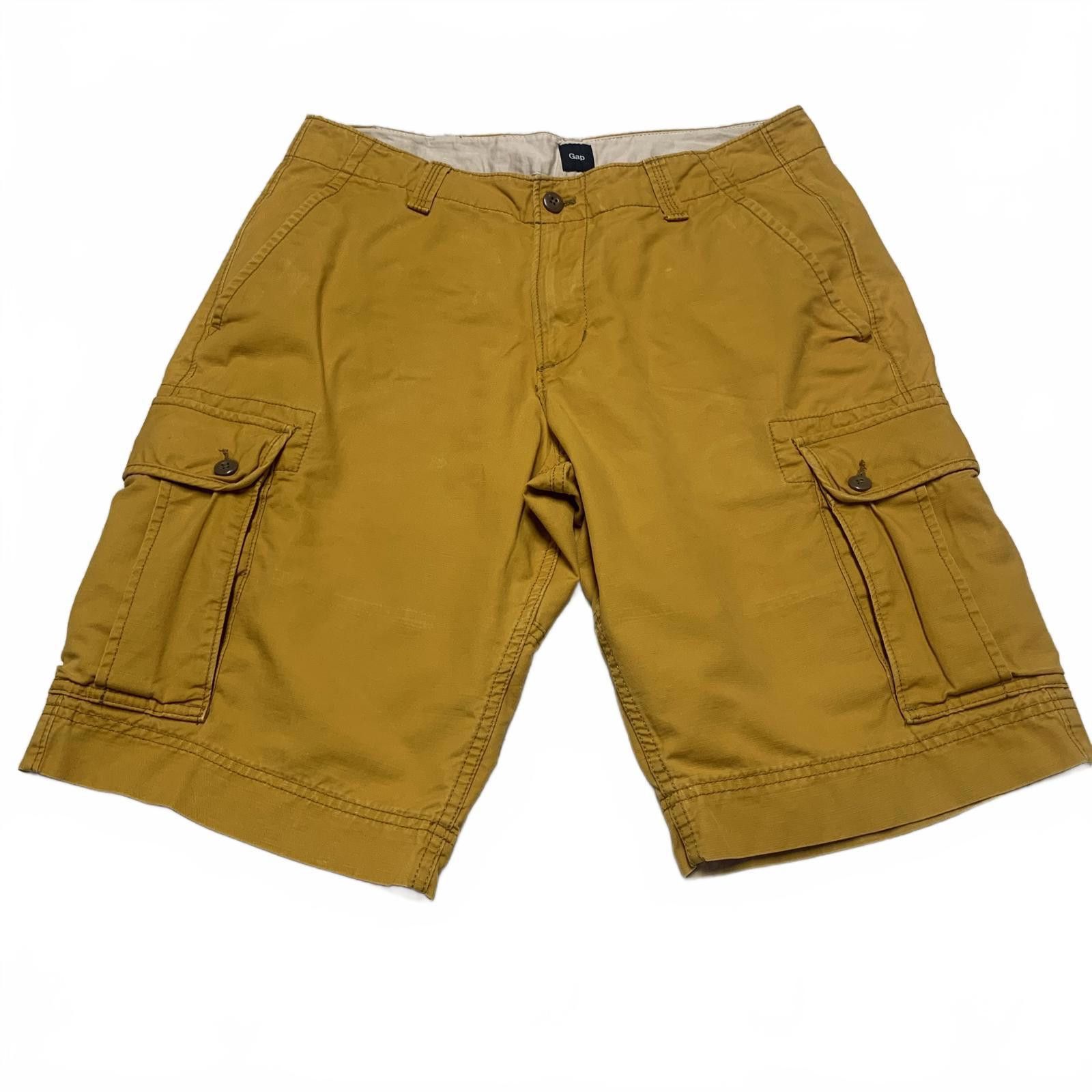 Gap Gap Men's Sz 32 Yellow Cargo Shorts Casual Comfort W33 Gold Size US 32 / EU 48 - 1 Thumbnail