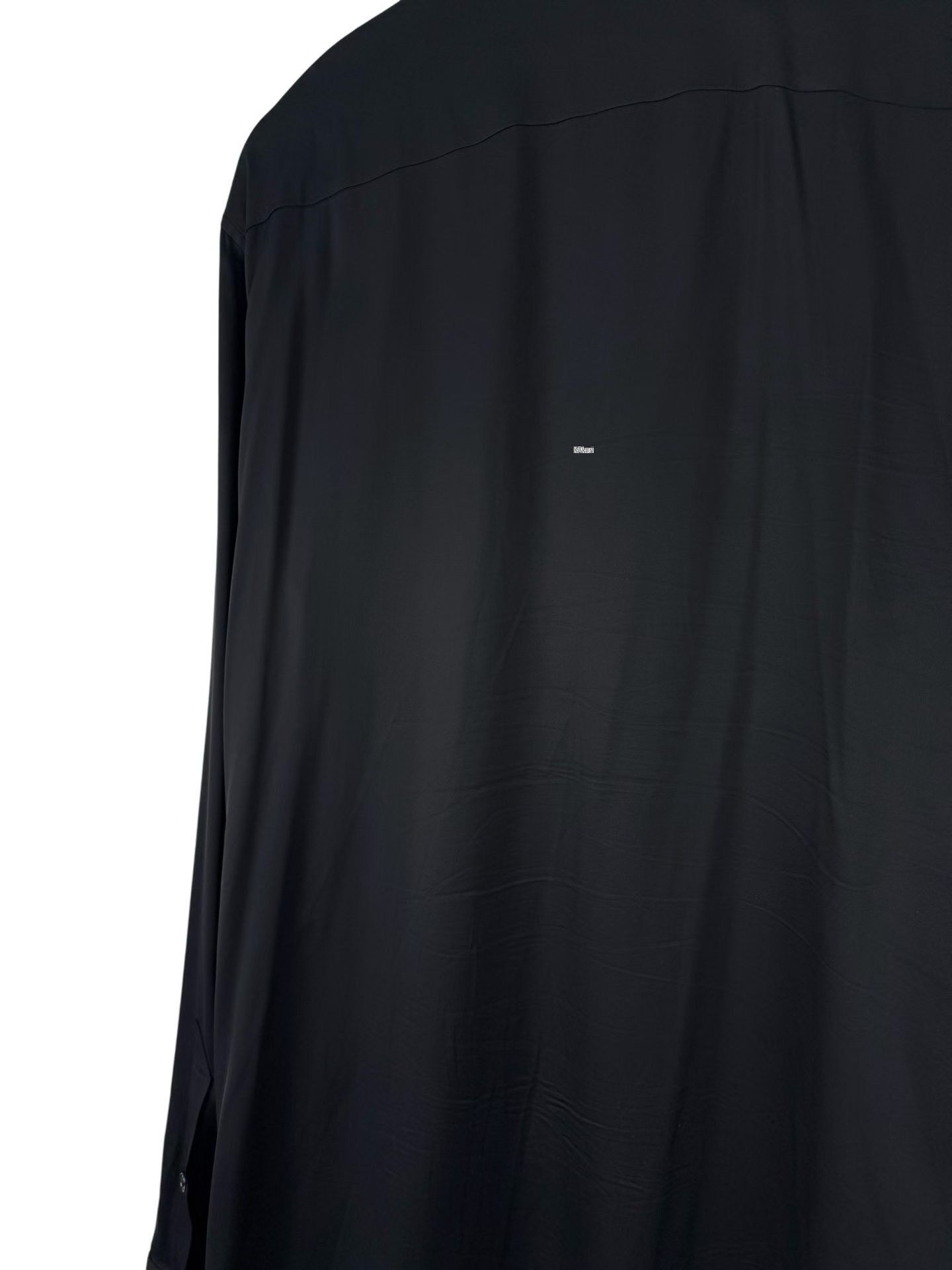 Bottega Veneta Bottega Veneta Black Woven Placket Check Shirt Size US XXS / EU 40 - 4 Thumbnail