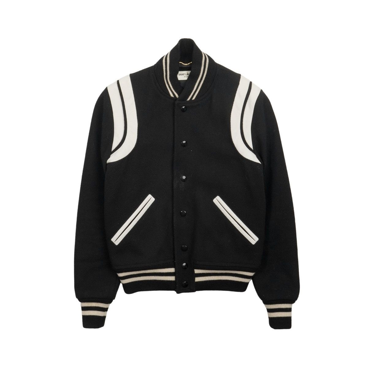 Saint Laurent Paris Saint Laurent 'Teddy' Varsity Jacket Size XS / US 0-2 / IT 36-38 - 1 Thumbnail