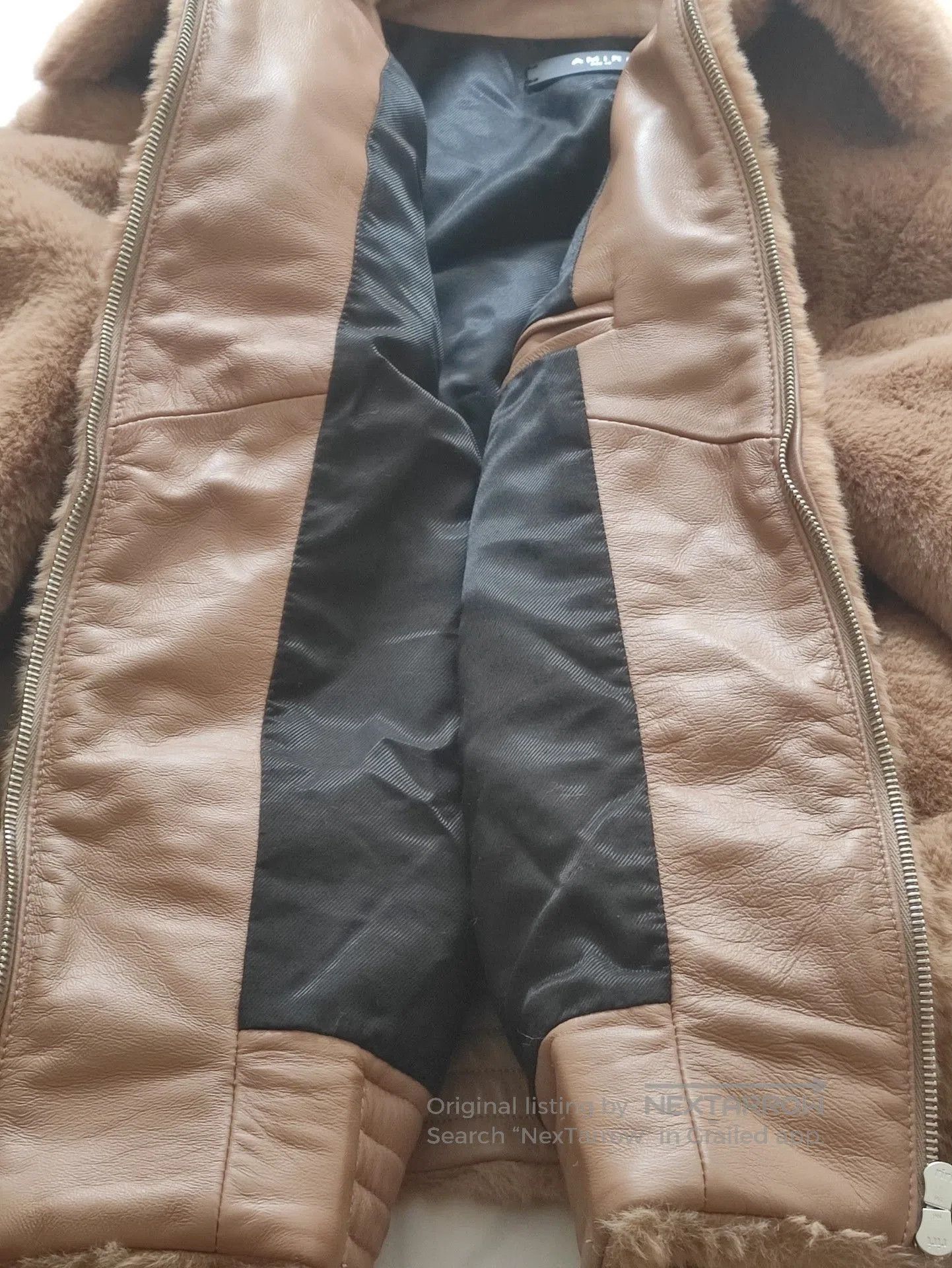 Amiri Amiri Brown Fur Collar Coat. Size US M / EU 48-50 / 2 - 5 Thumbnail