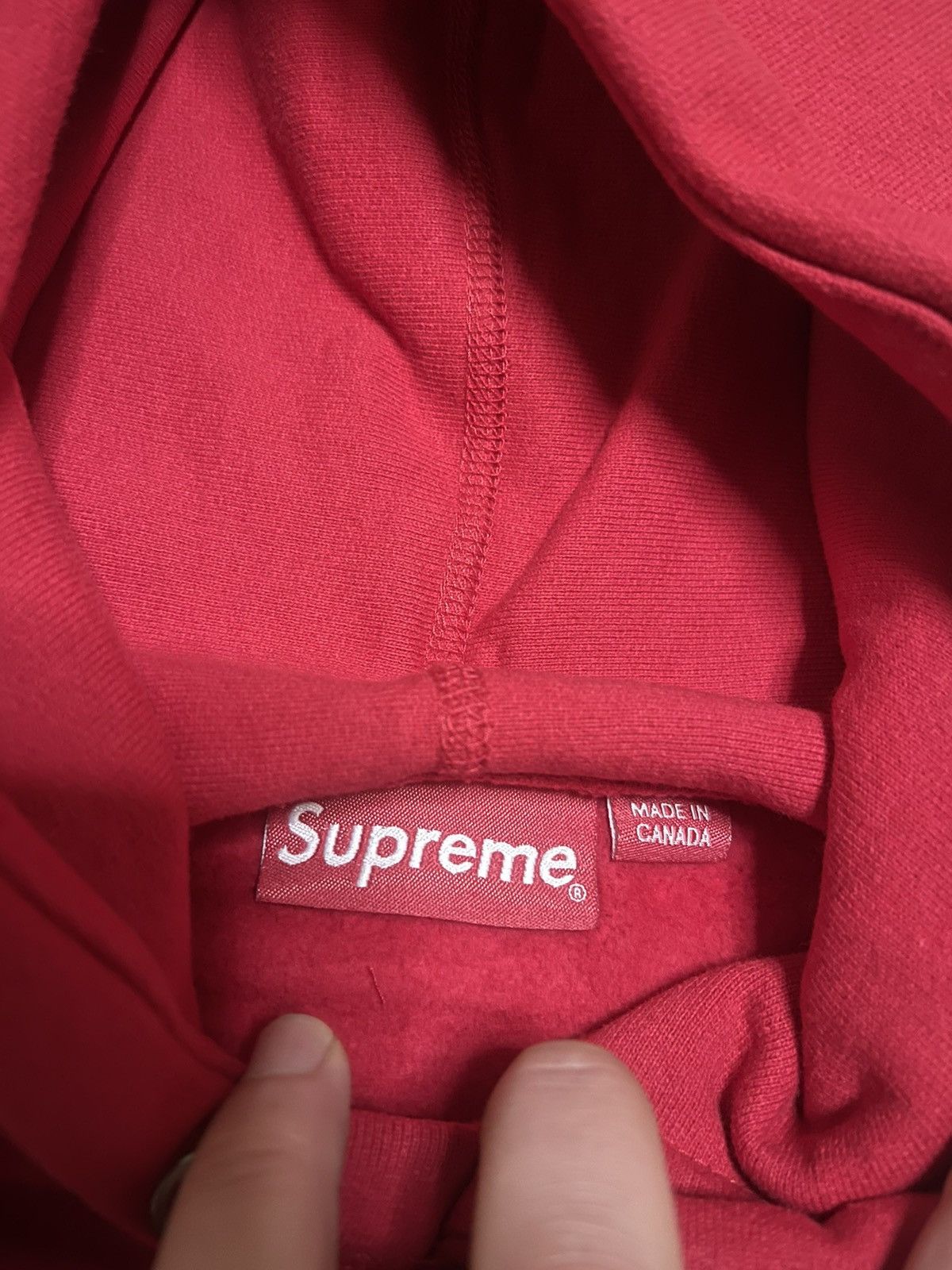 Supreme Supreme fw17 purple on red box logo hood sweatershirt Size US M / EU 48-50 / 2 - 5 Thumbnail