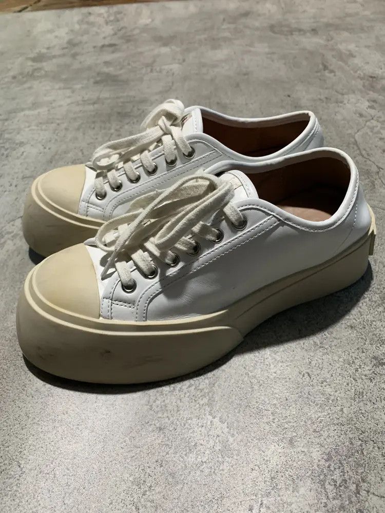 Marni Marni PABLO leather low top sneakers Size US 7 / IT 37 - 4 Thumbnail