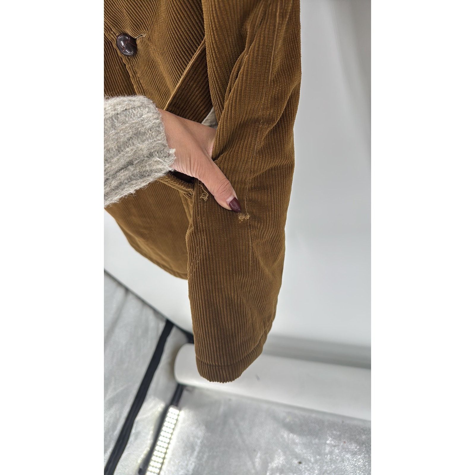 Other Vintage 70s McGregor Corduroy coat 42 extra long heavy Size US XXL / EU 58 / 5 - 10 Thumbnail