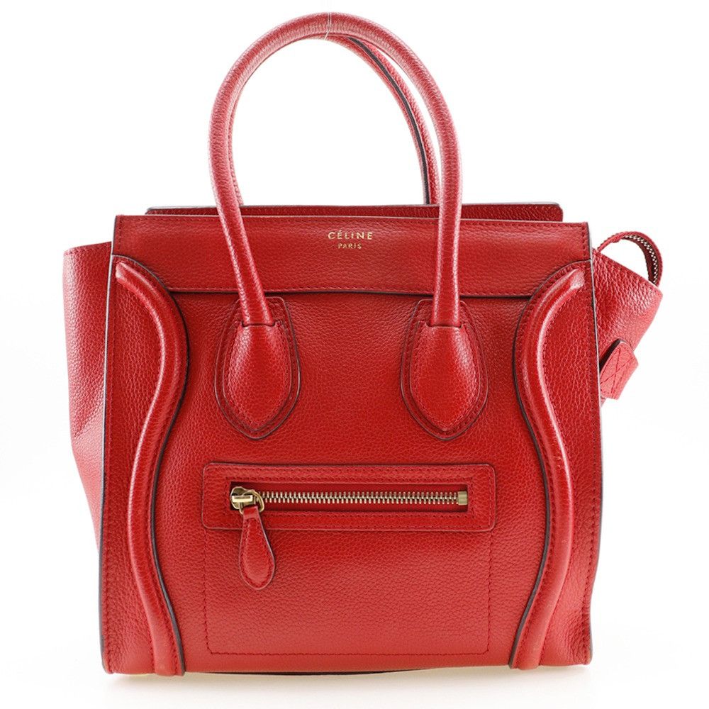 Celine Celine Celine Luggage Micro Shopper Leather Handbag Leather Handbag DUTY FREE for USA Size ONE SIZE - 1 Thumbnail
