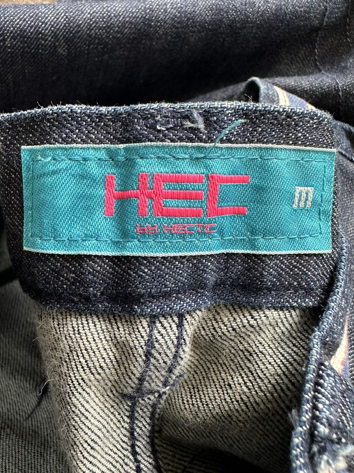 realmad HECTIC 1998 Hec by Hectic Indigo denim jeans Size US 31 - 14 Thumbnail