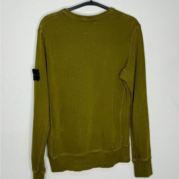 Stone Island Stone Island Crewneck Sweatshirt Yellow Green Men’s Size Med Size US M / EU 48-50 / 2 - 7 Thumbnail