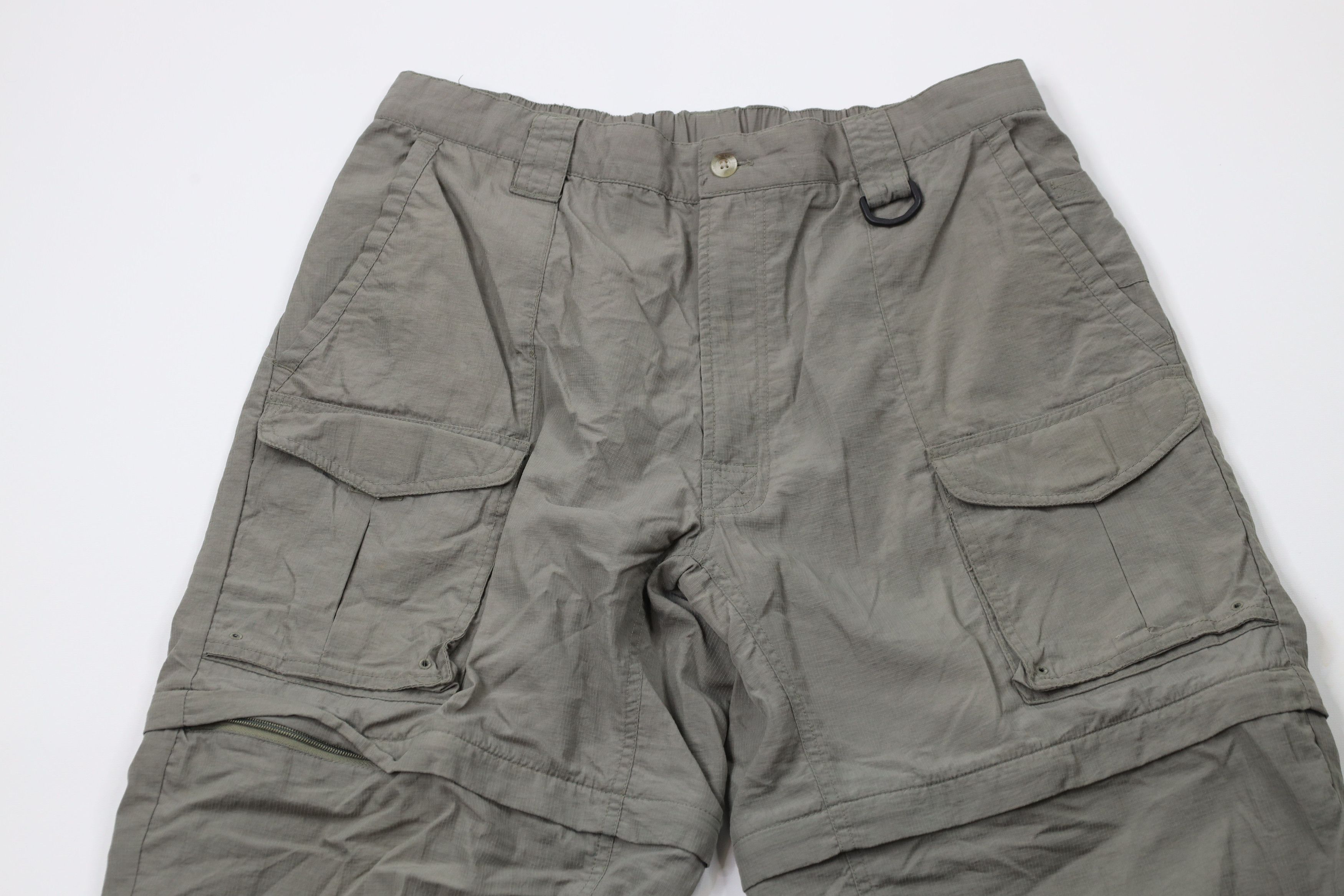 Columbia × Vintage Vintage 90s Columbia Wide Leg Convertible Cargo Pants Shorts Size 32" / US 10 / IT 46 - 2 Thumbnail