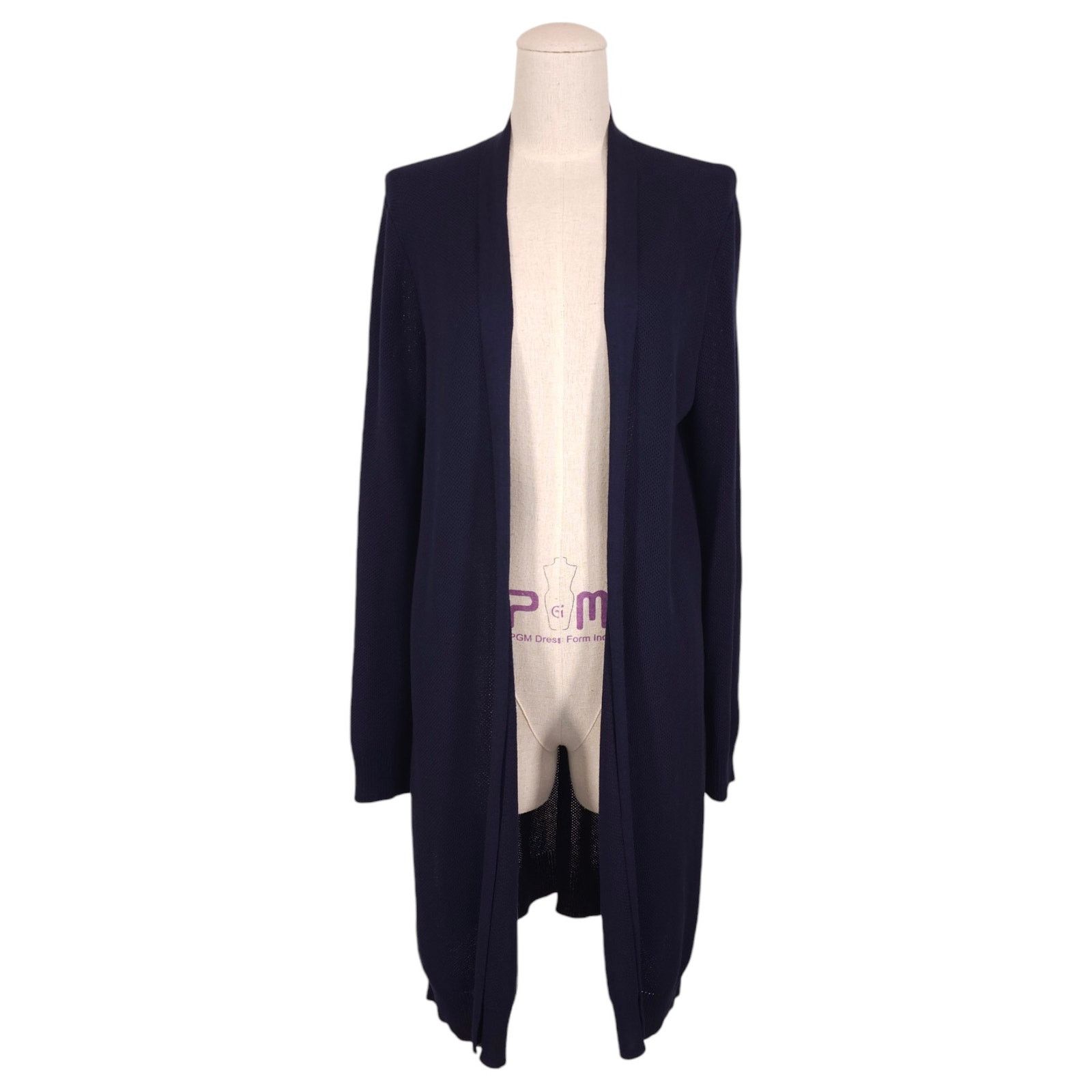 Eileen Fisher Eileen Fisher Open Front Long Cardigan Blue Sz Small Size S / US 4 / IT 40 - 1 Thumbnail