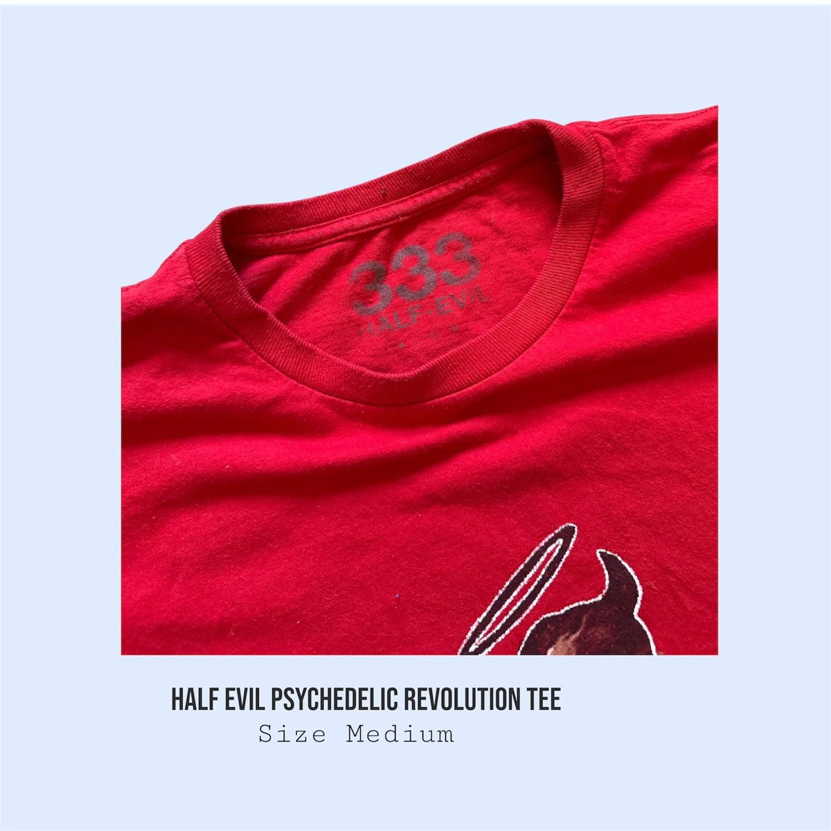 Half Evil Half Evil Psychedelic Revolution Tee Size US M / EU 48-50 / 2 - 2 Thumbnail